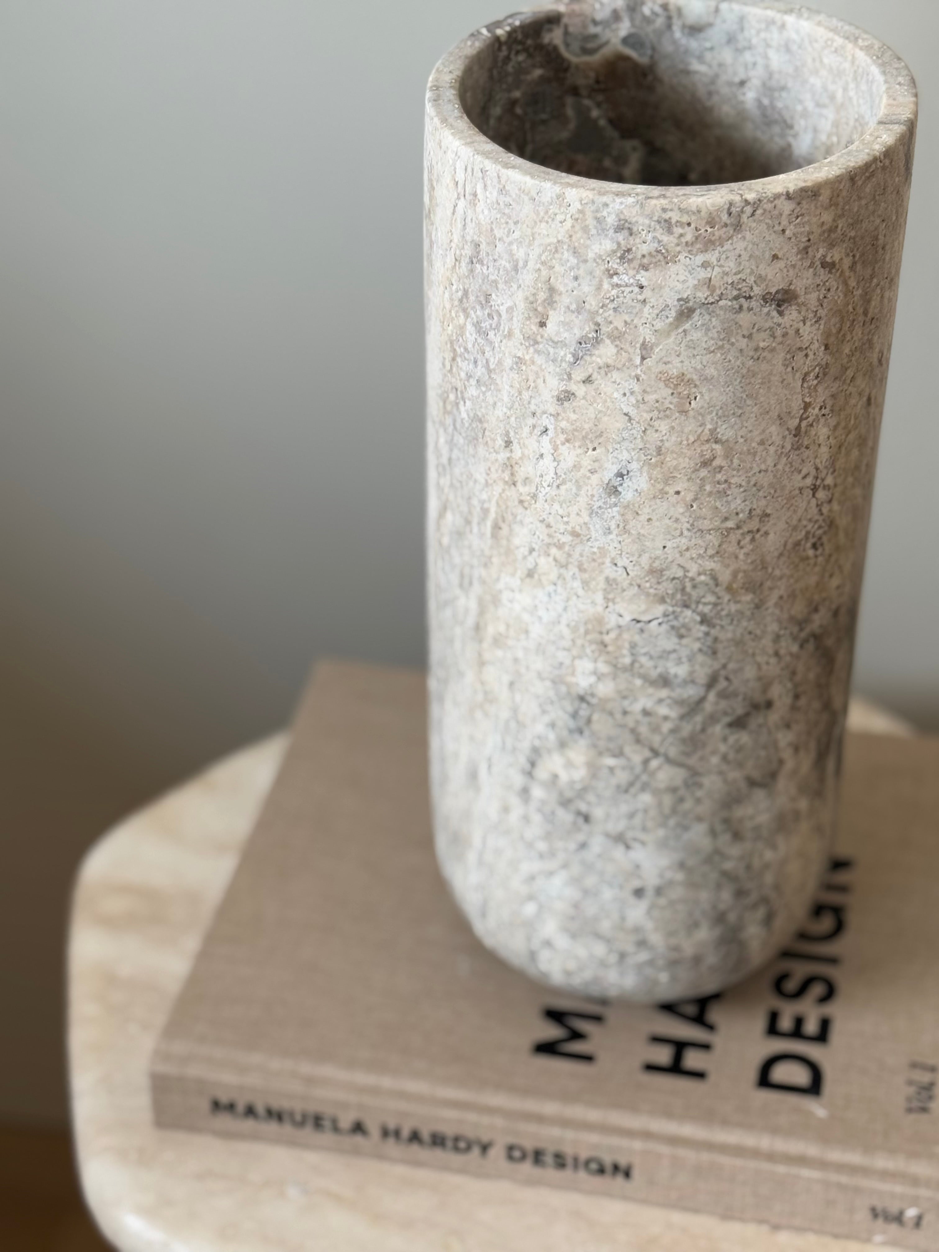 Sasso stor sølv travertin