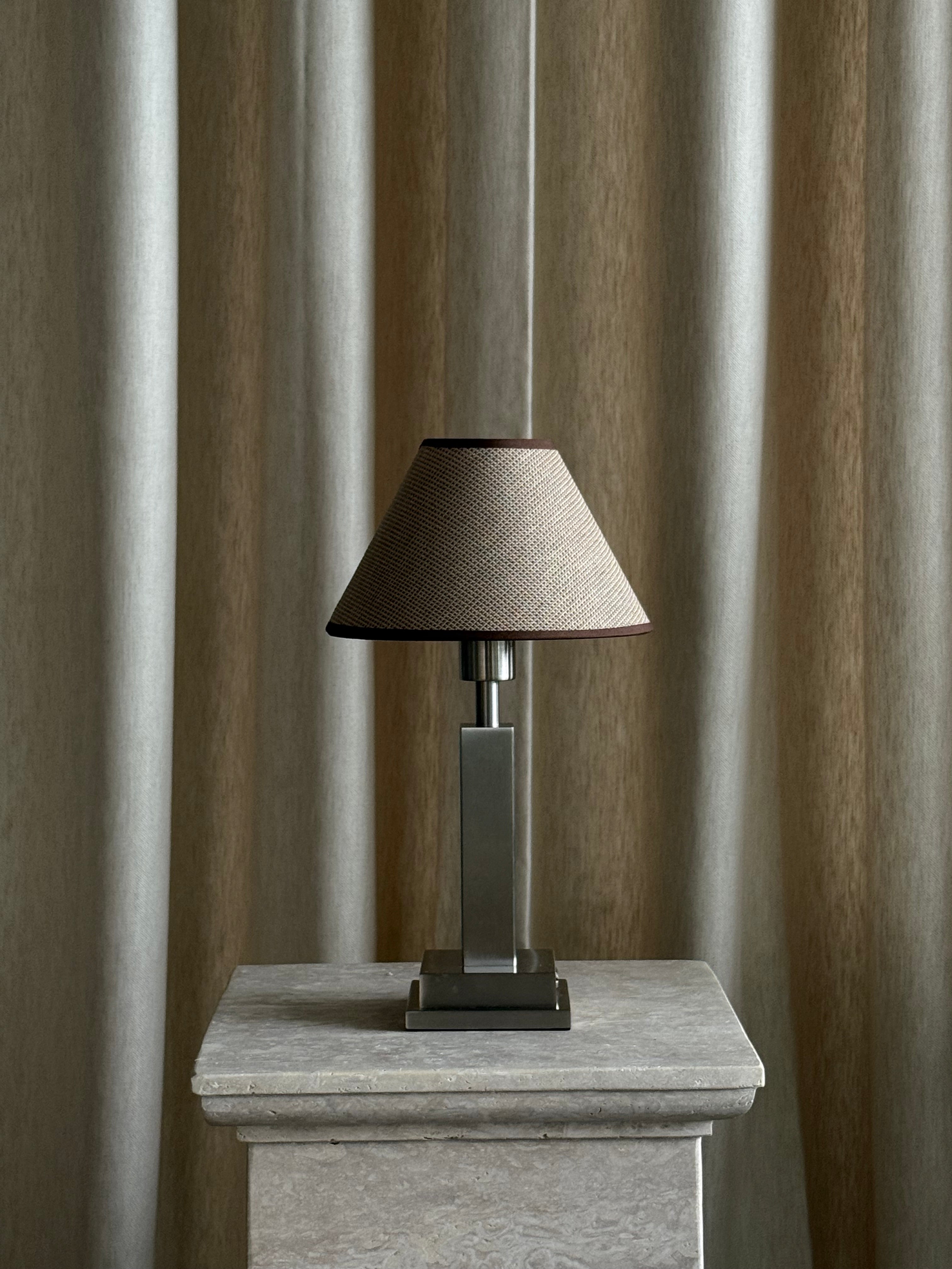 Lampeskjerm beige/brun