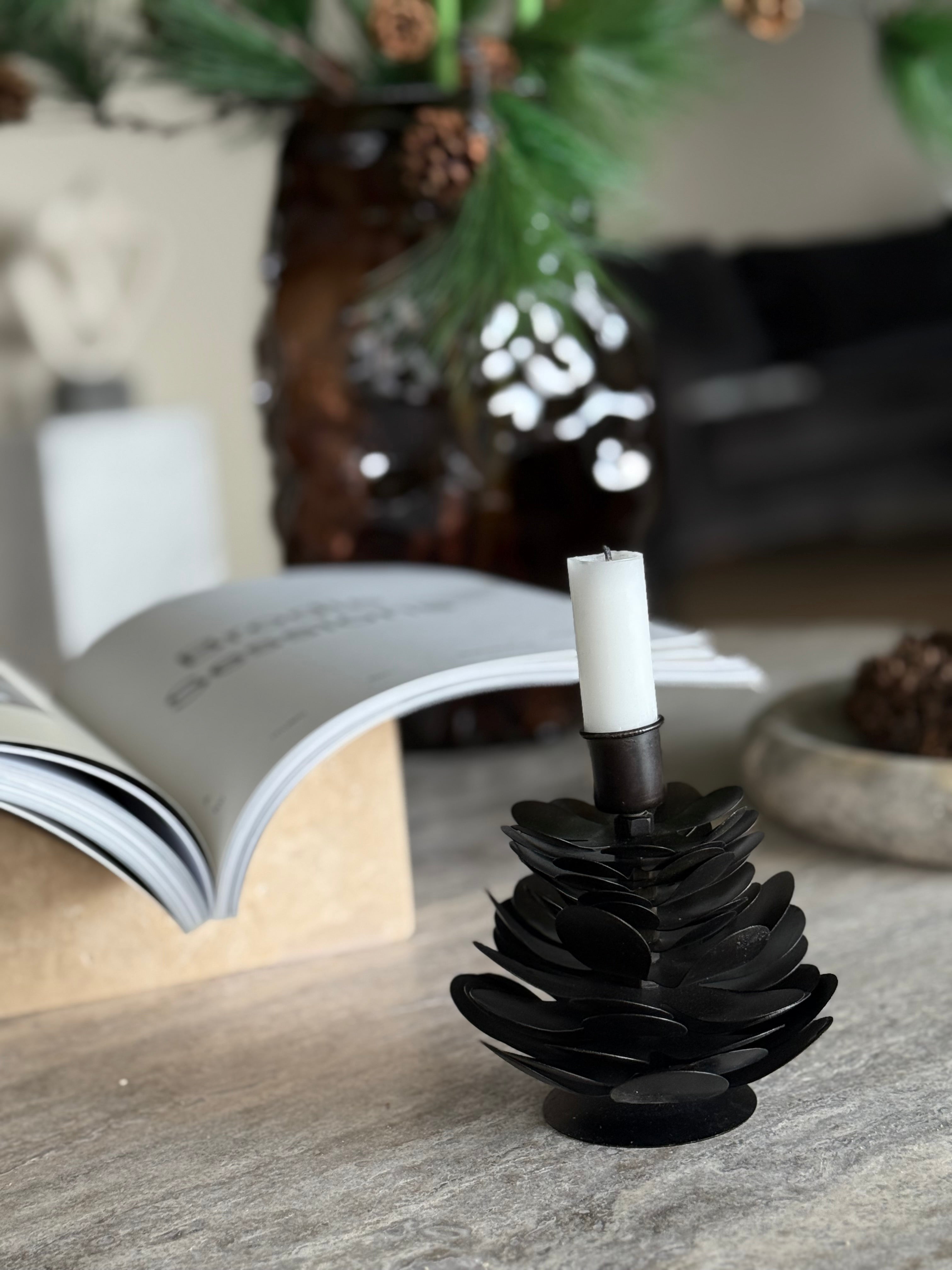 Lysestake kongle 12 cm