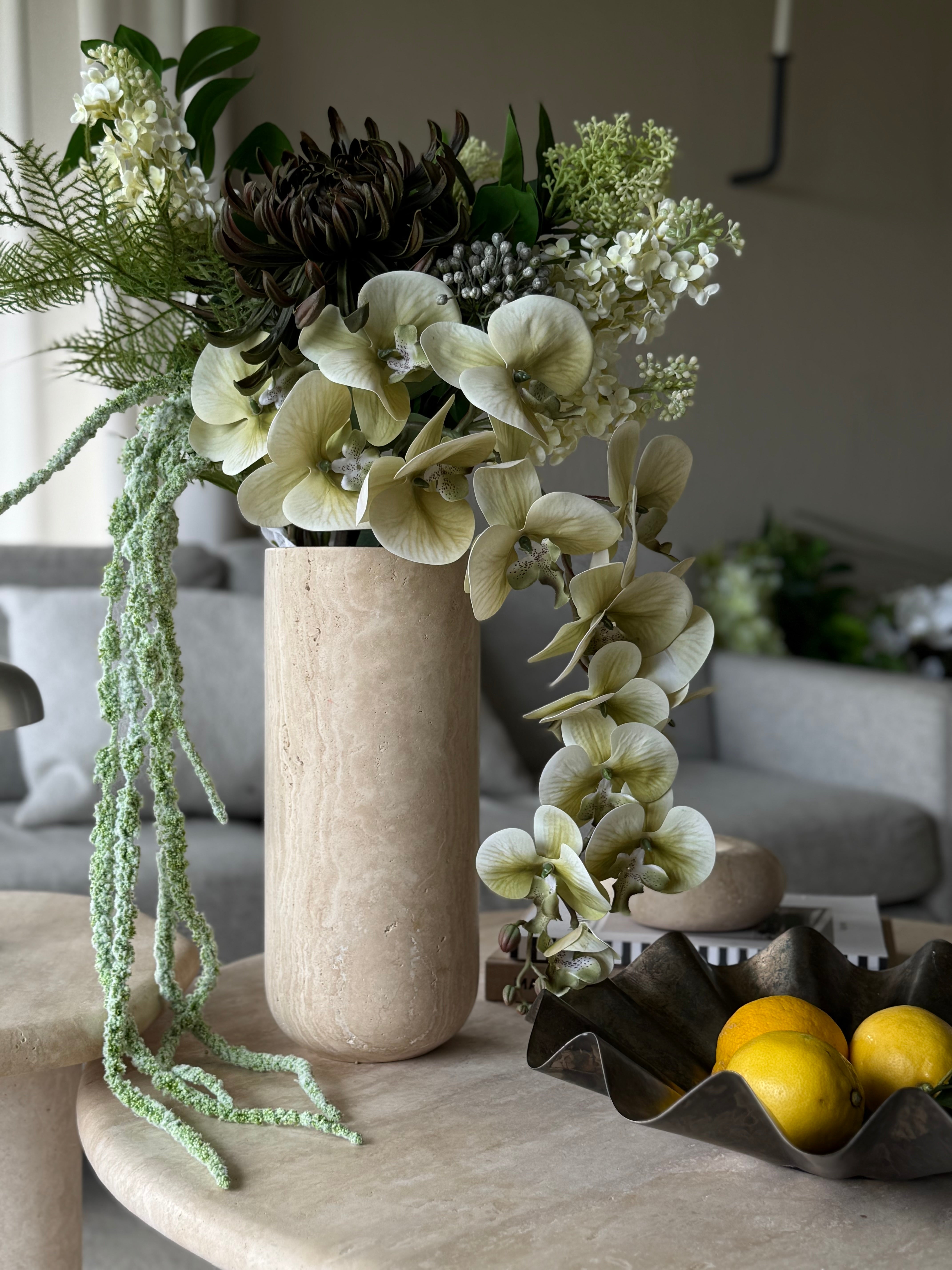 Sasso medium lys travertin