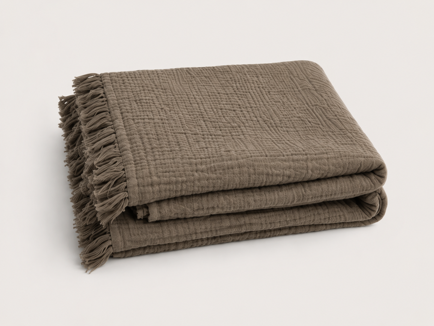 Ekstra soft musselin oliven XL