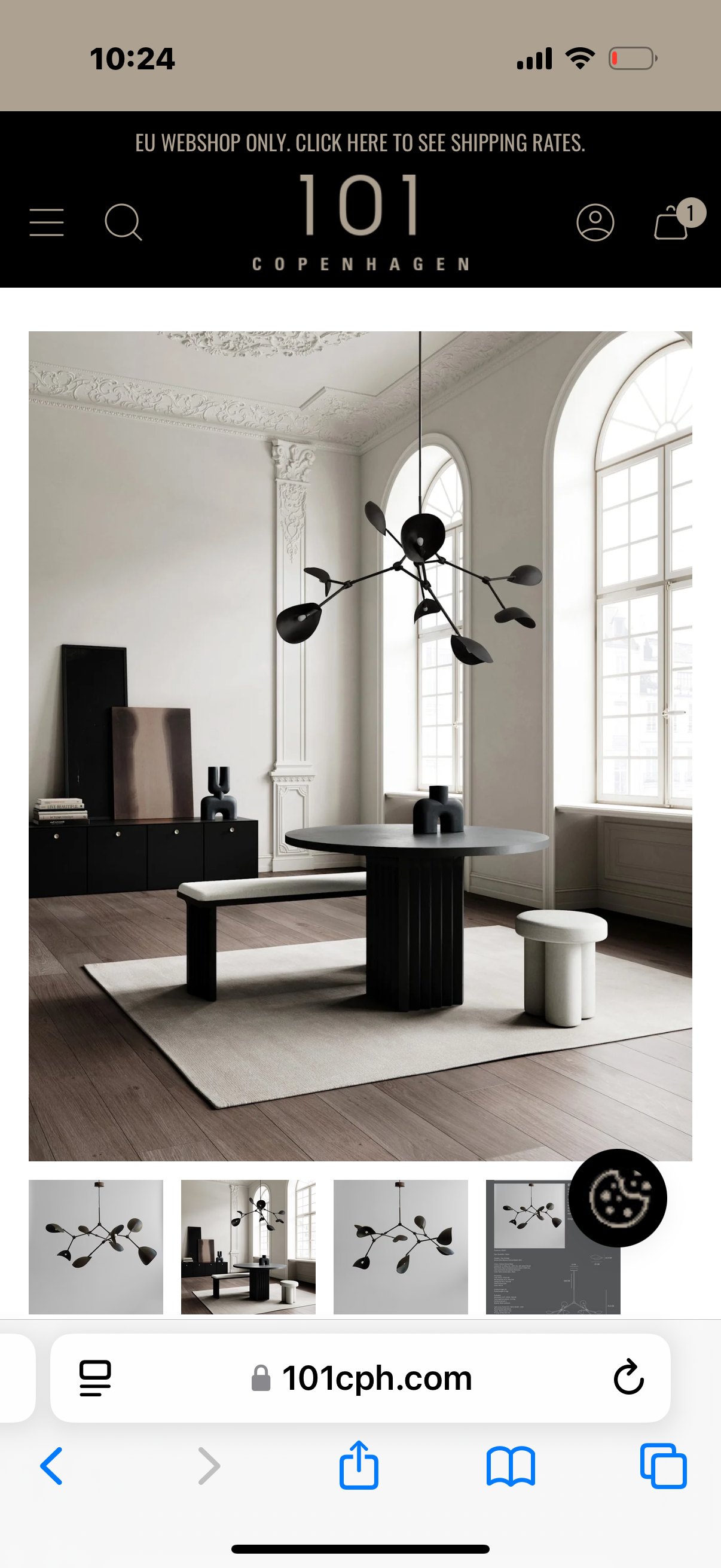 Stingray burned black