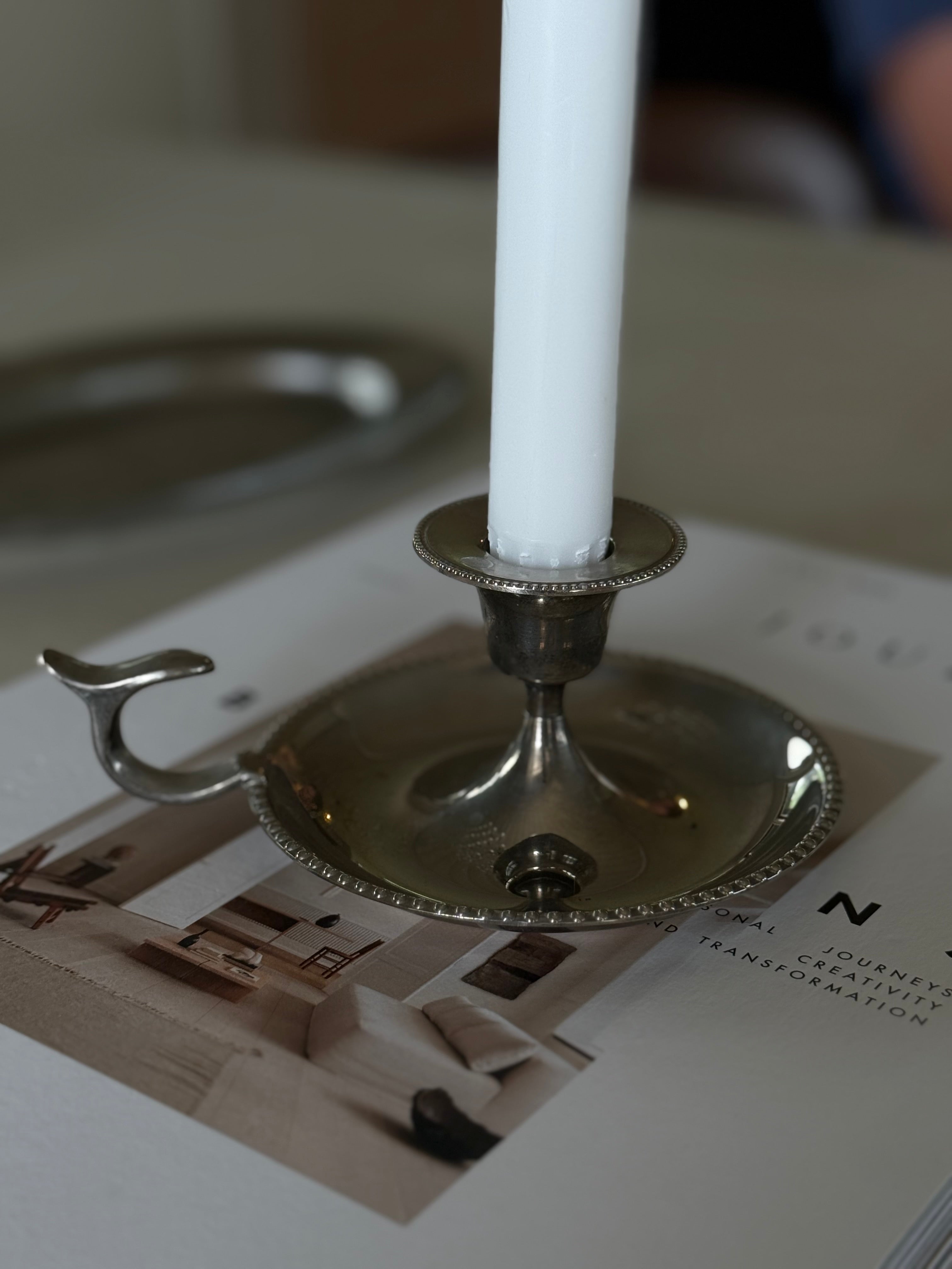 Fransk vintage lysestake – chambre style