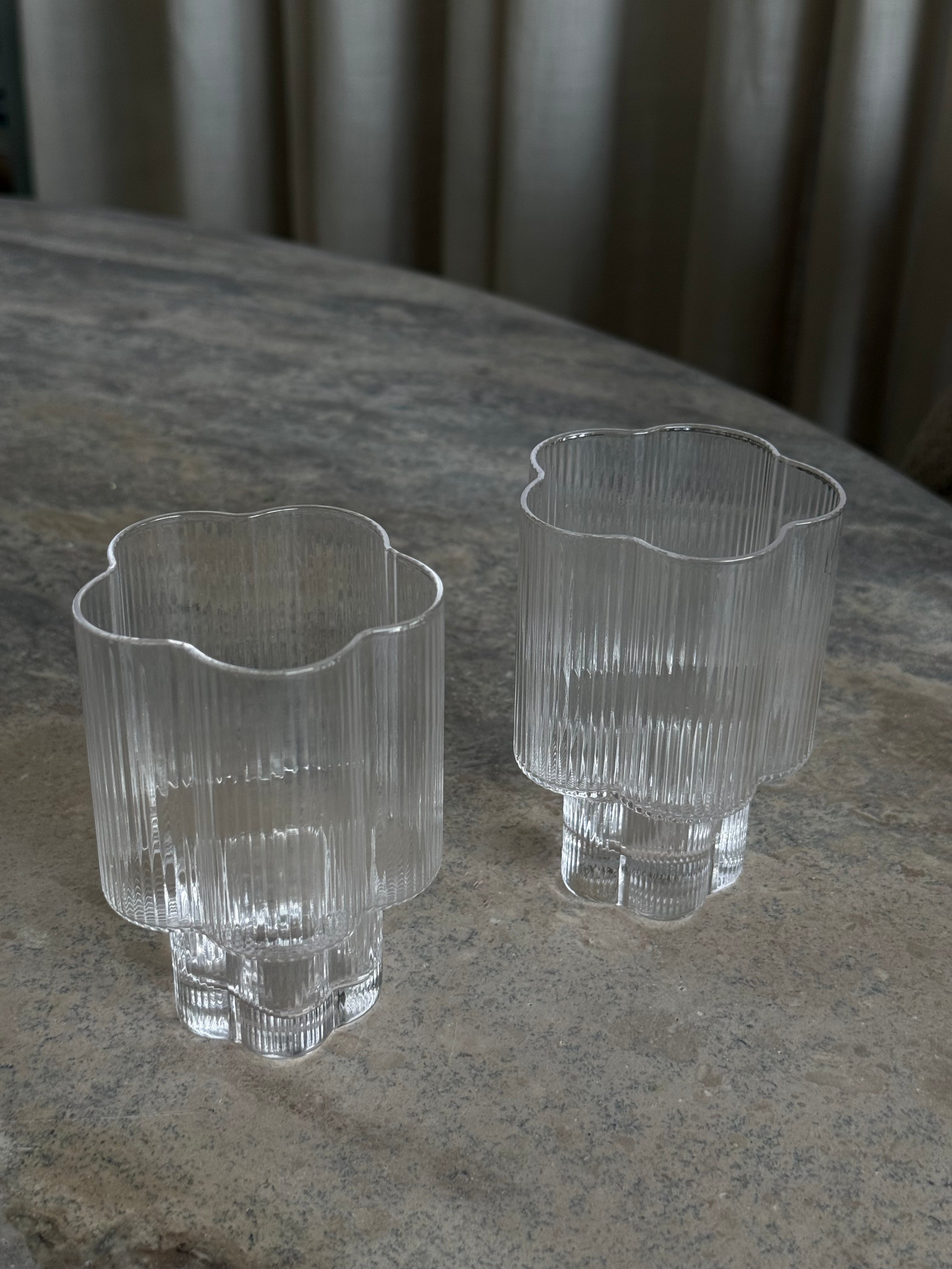 Flora glass 2 pk klar