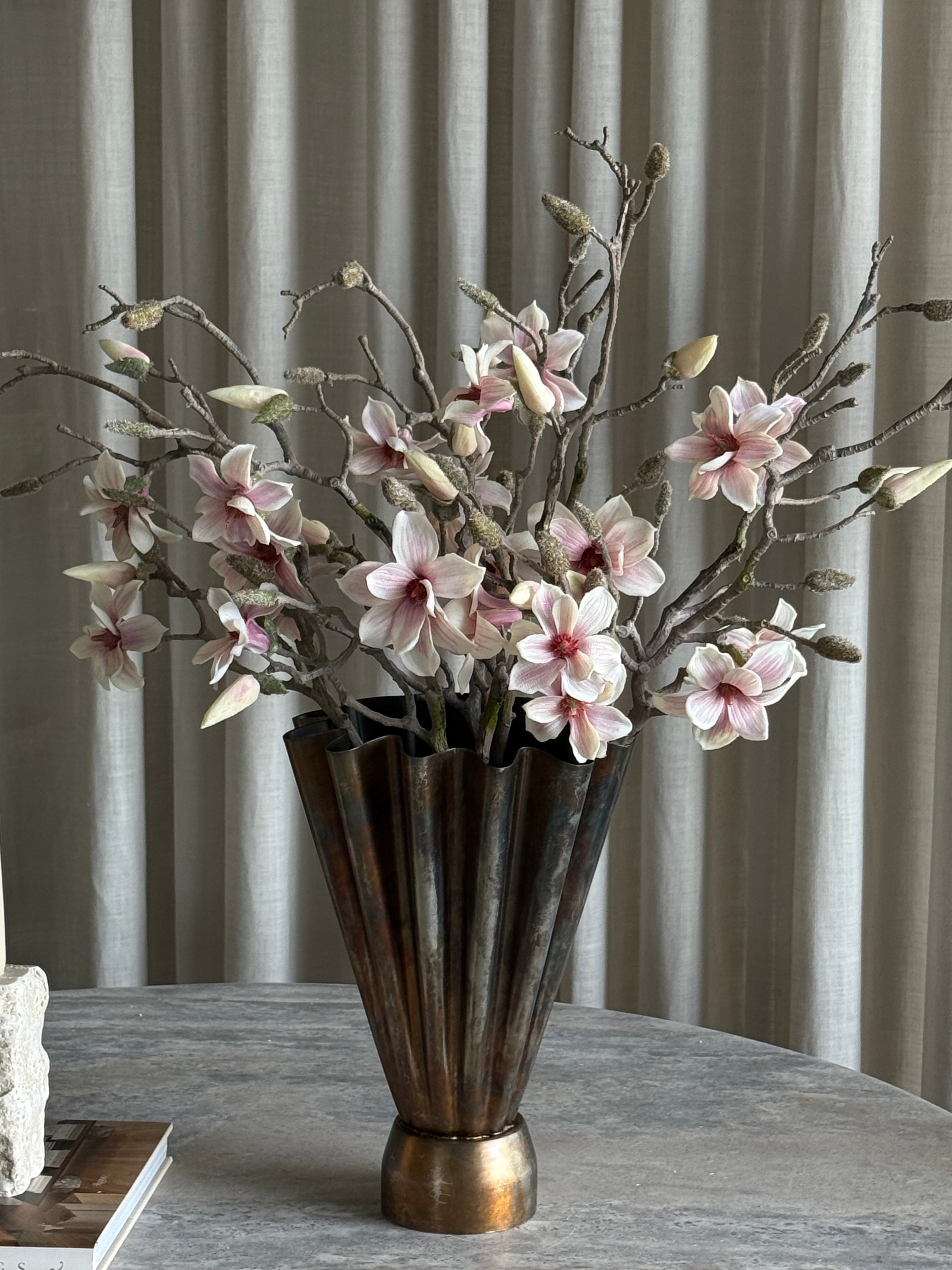 Magnoliabukett lys rosa