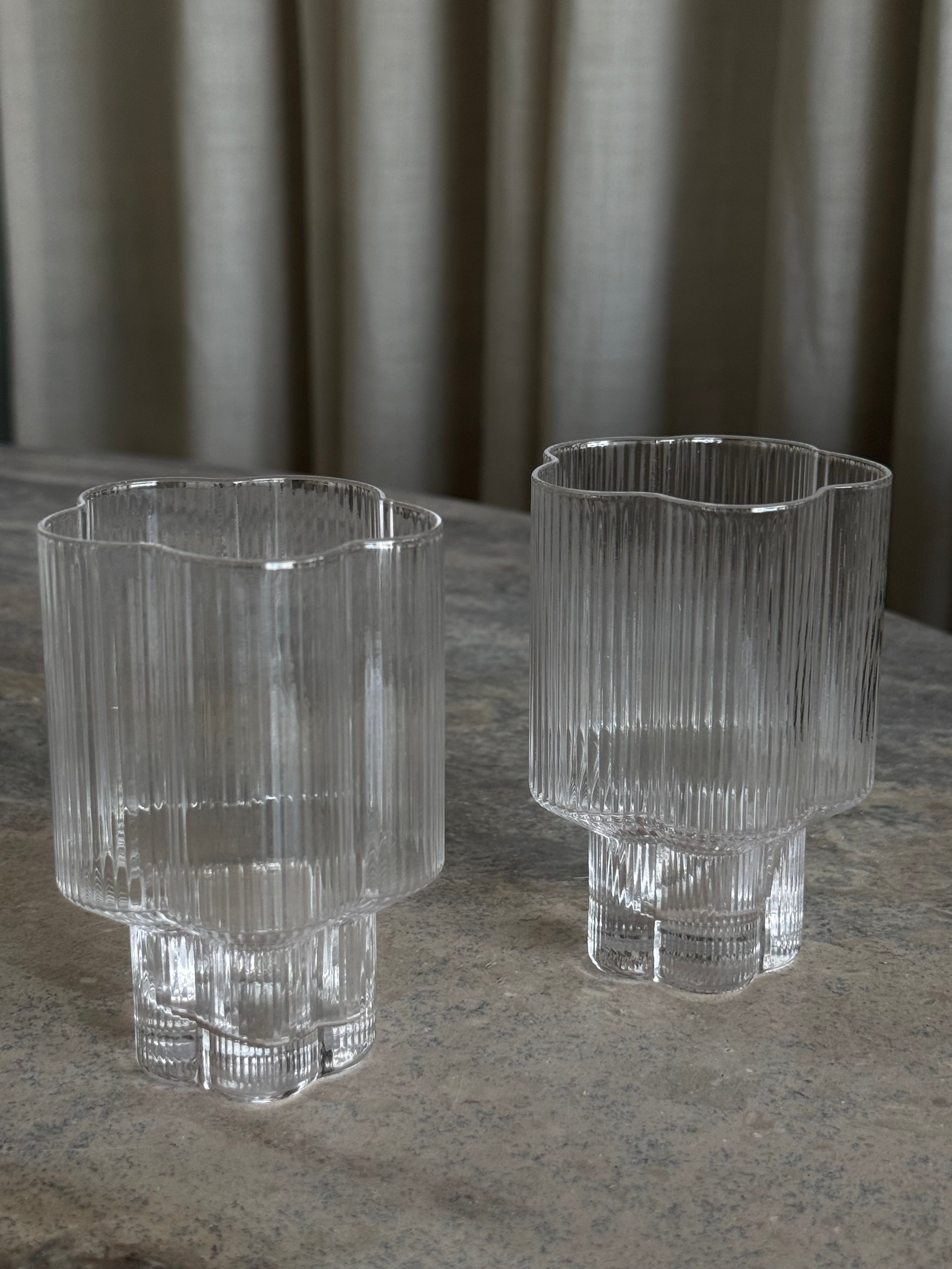 Flora glass 2 pk klar