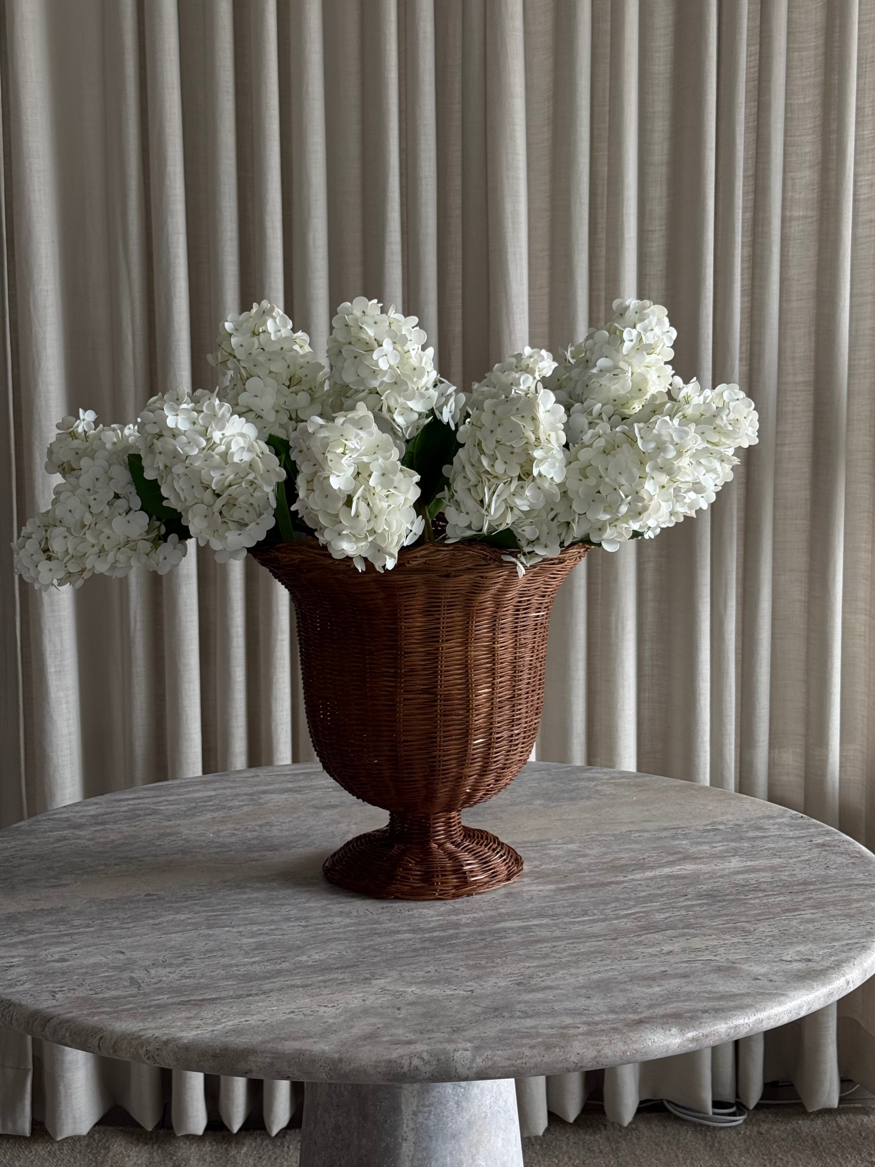 Wave vase mørk