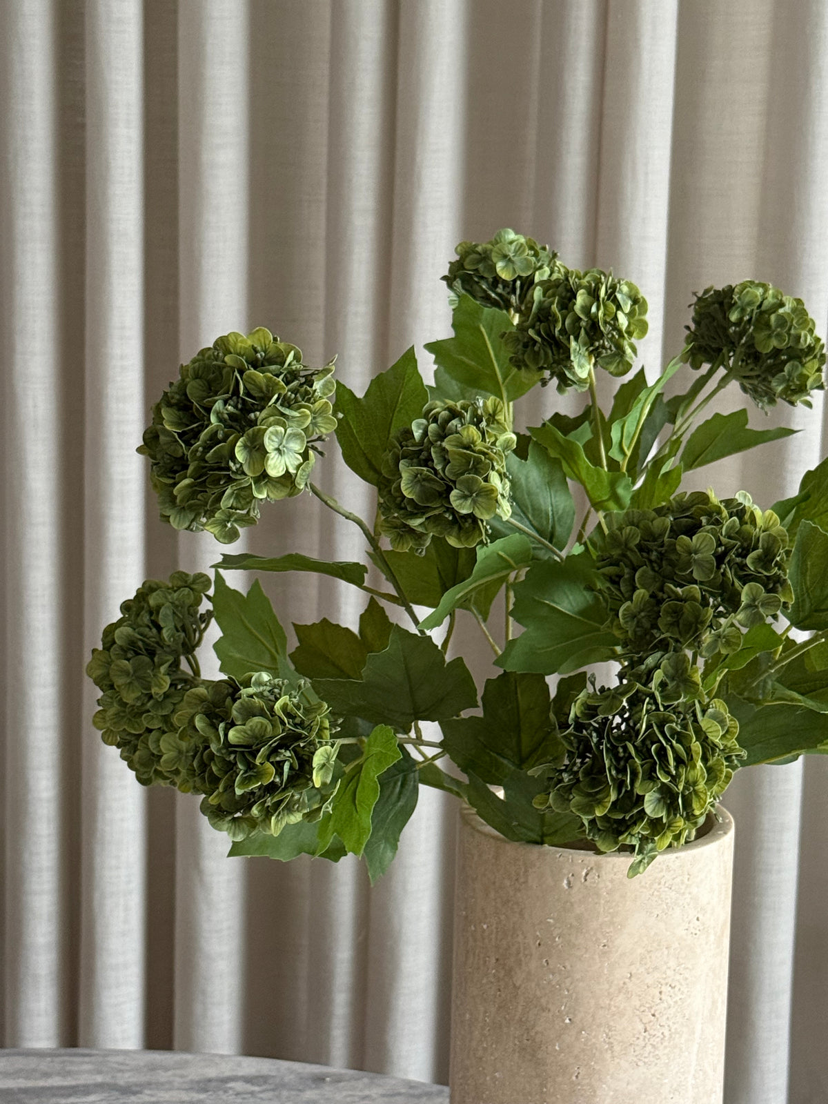 Hortensia mørk grønn 3