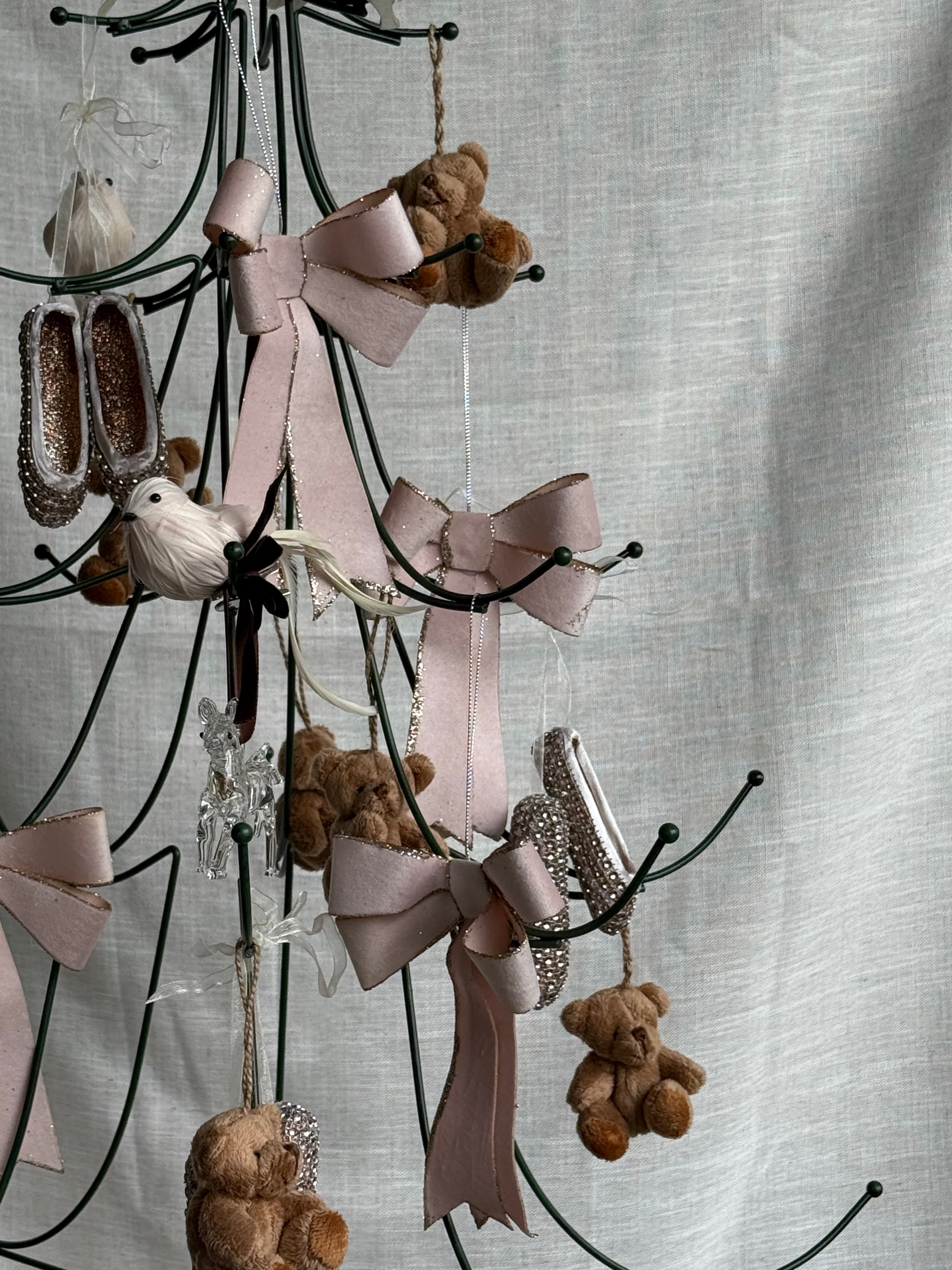 Sløyfe rosa/champagne