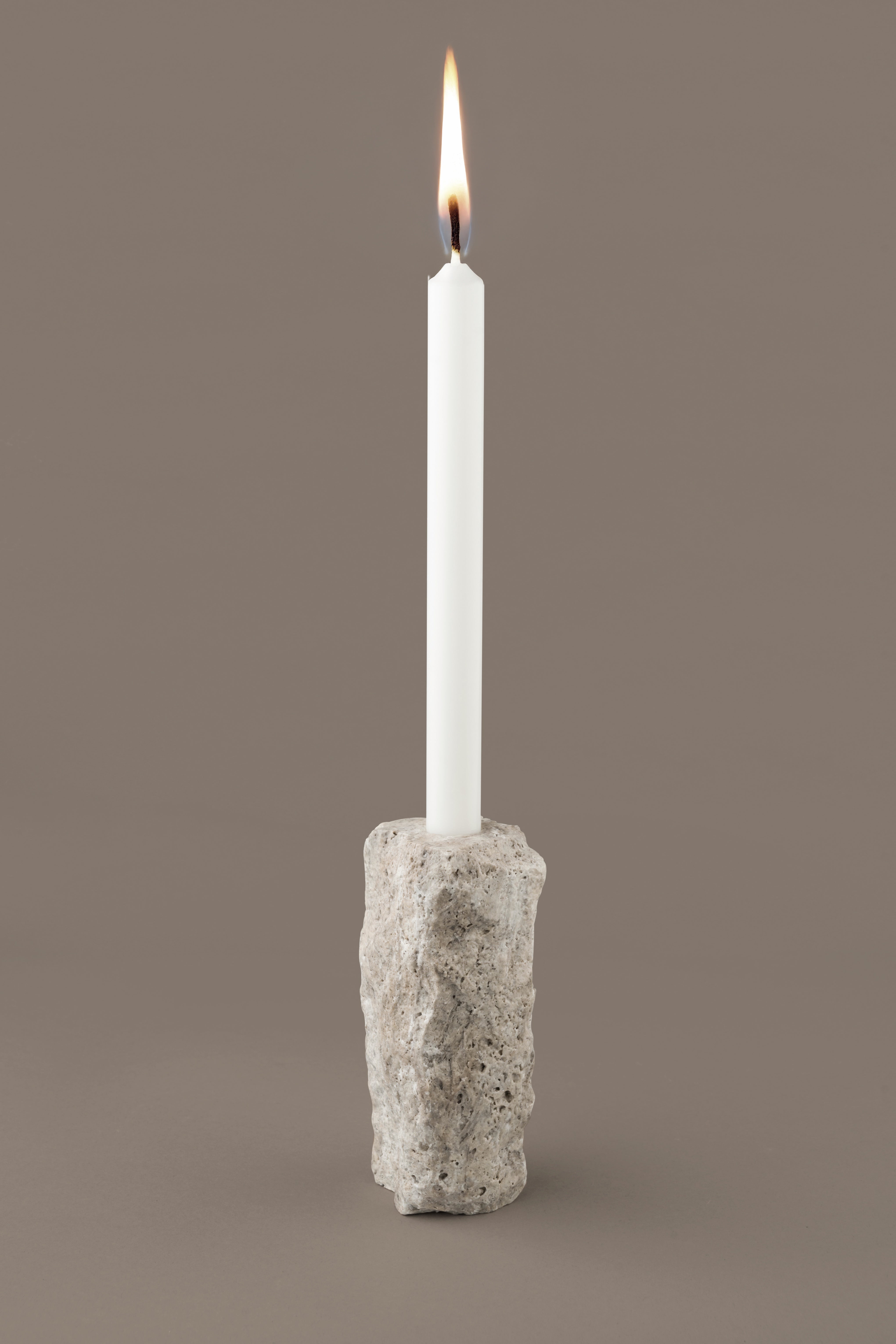 Luce høy sølv travertin