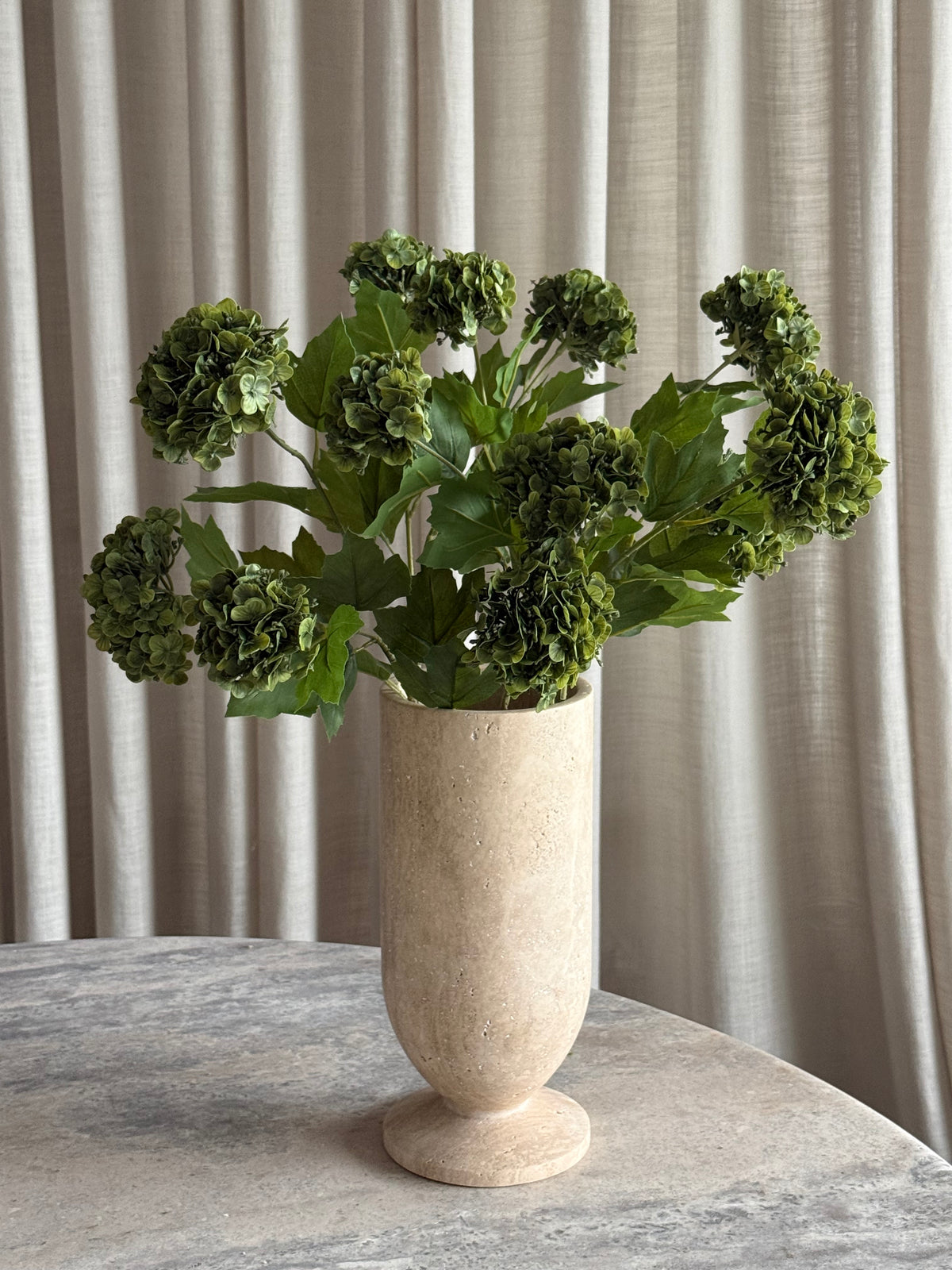 Hortensia mørk grønn 3