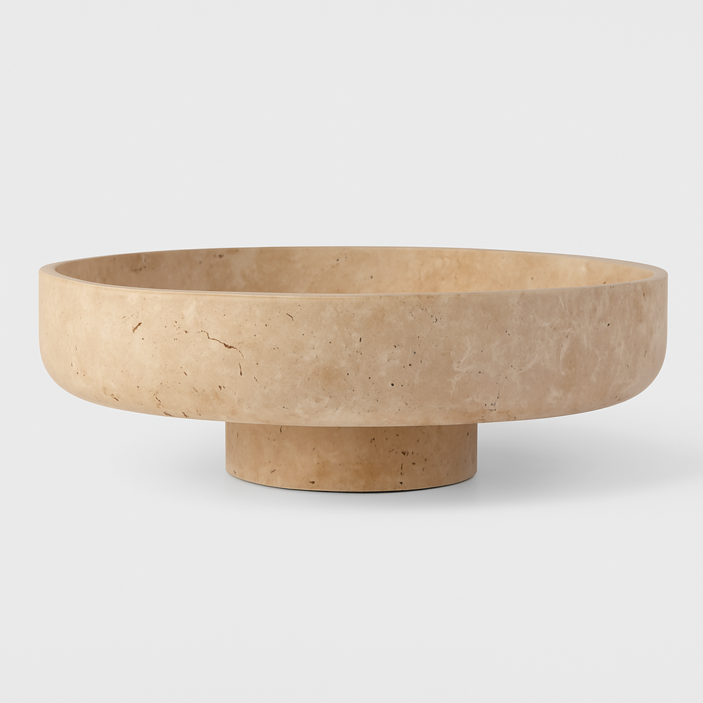 Amara bowl lys travertin Ø25cm