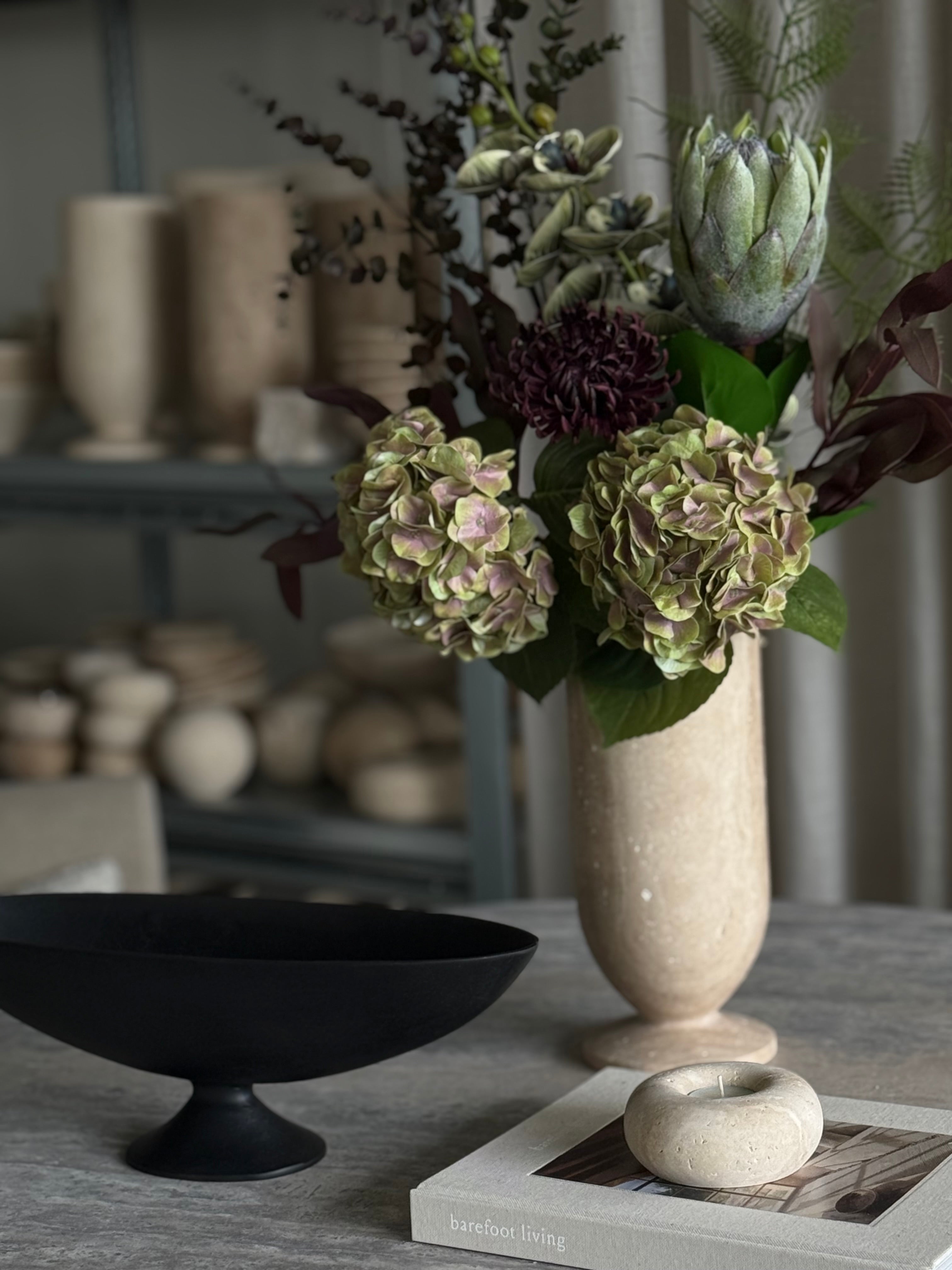 Hortensia grønn/purple