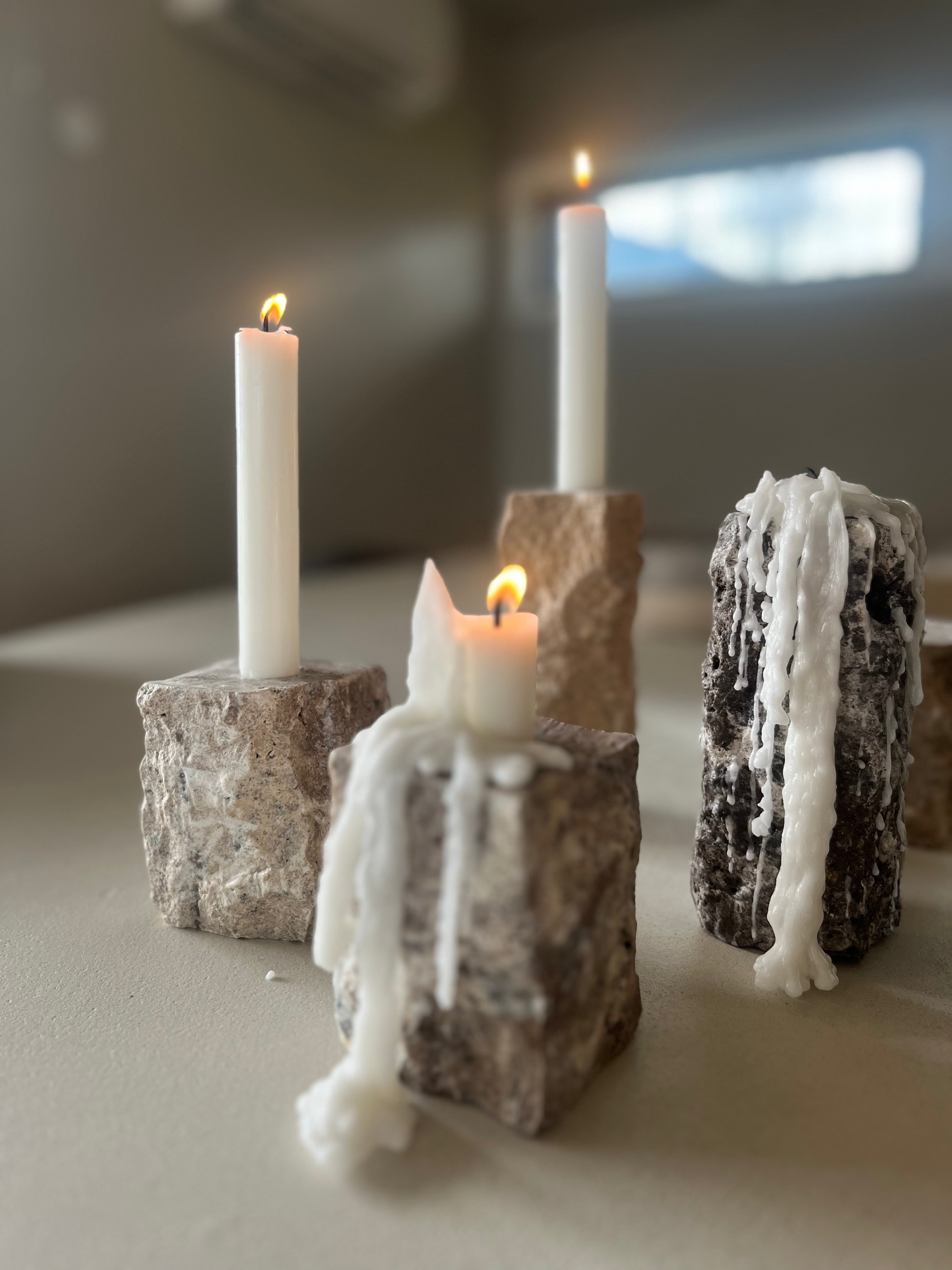 Luce lav sølv travertin