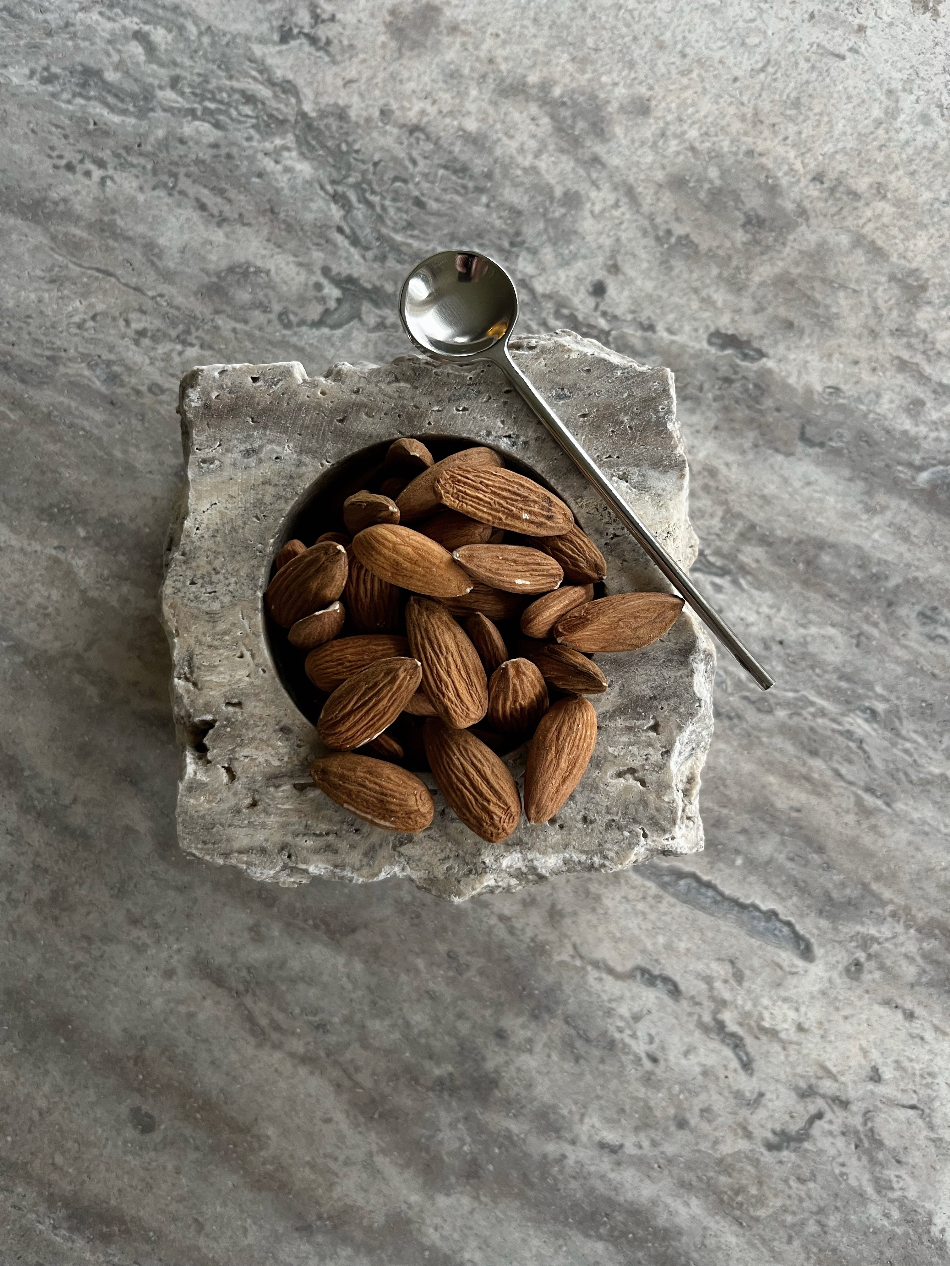 Mondo rå sølv travertin