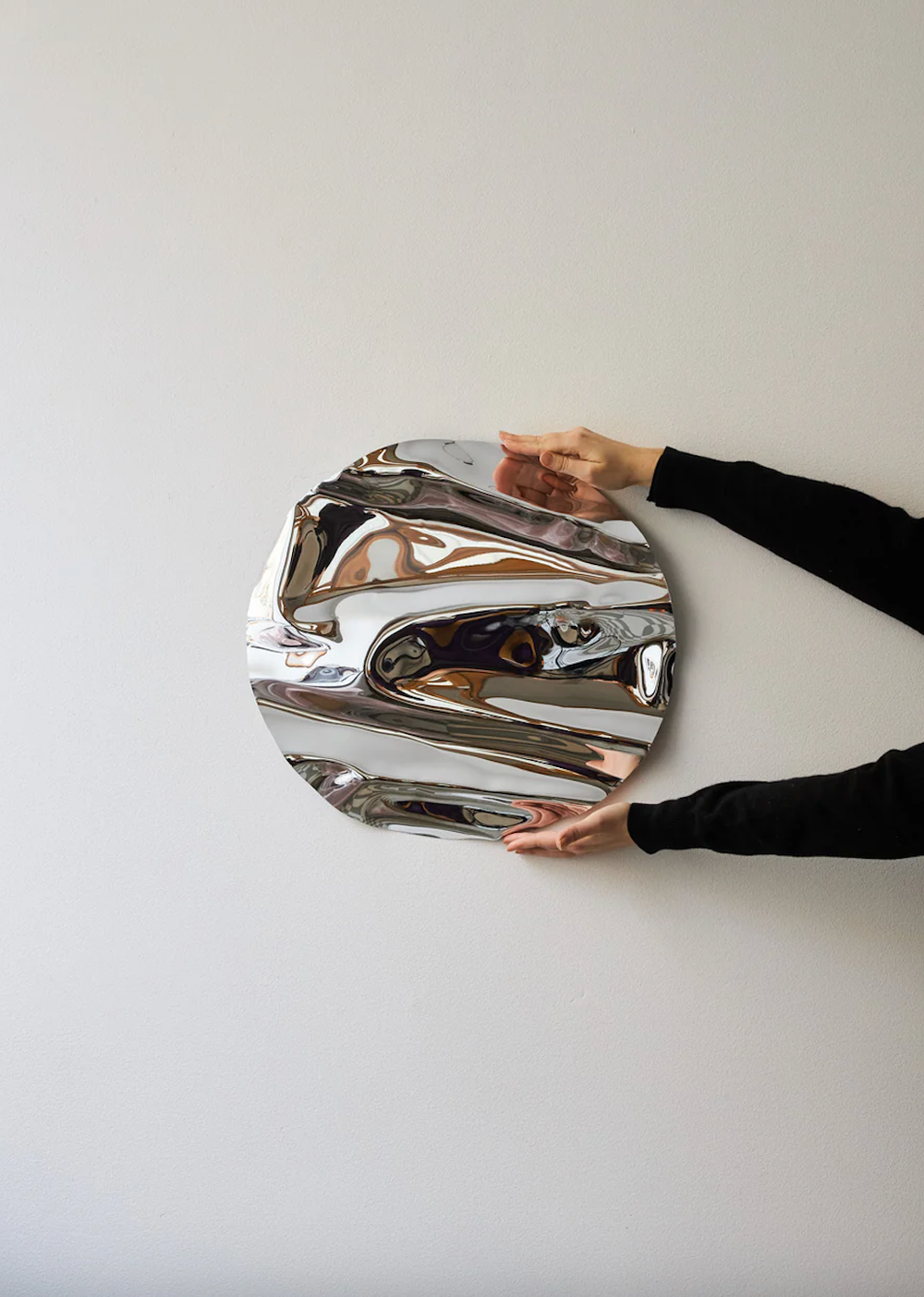 Psychedelic mirror rund 50 cm