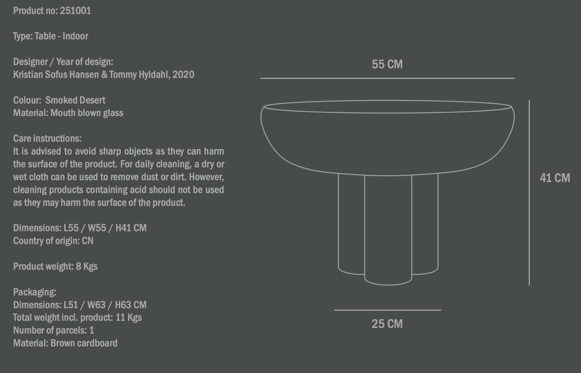 Crown lav smoked desert