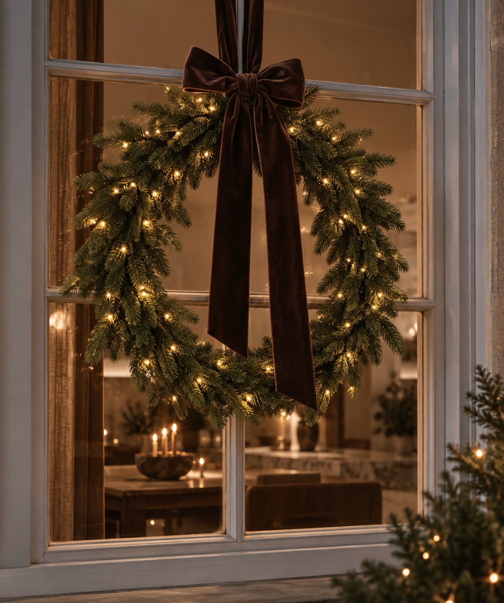 Krans med led lyd 60 cm
