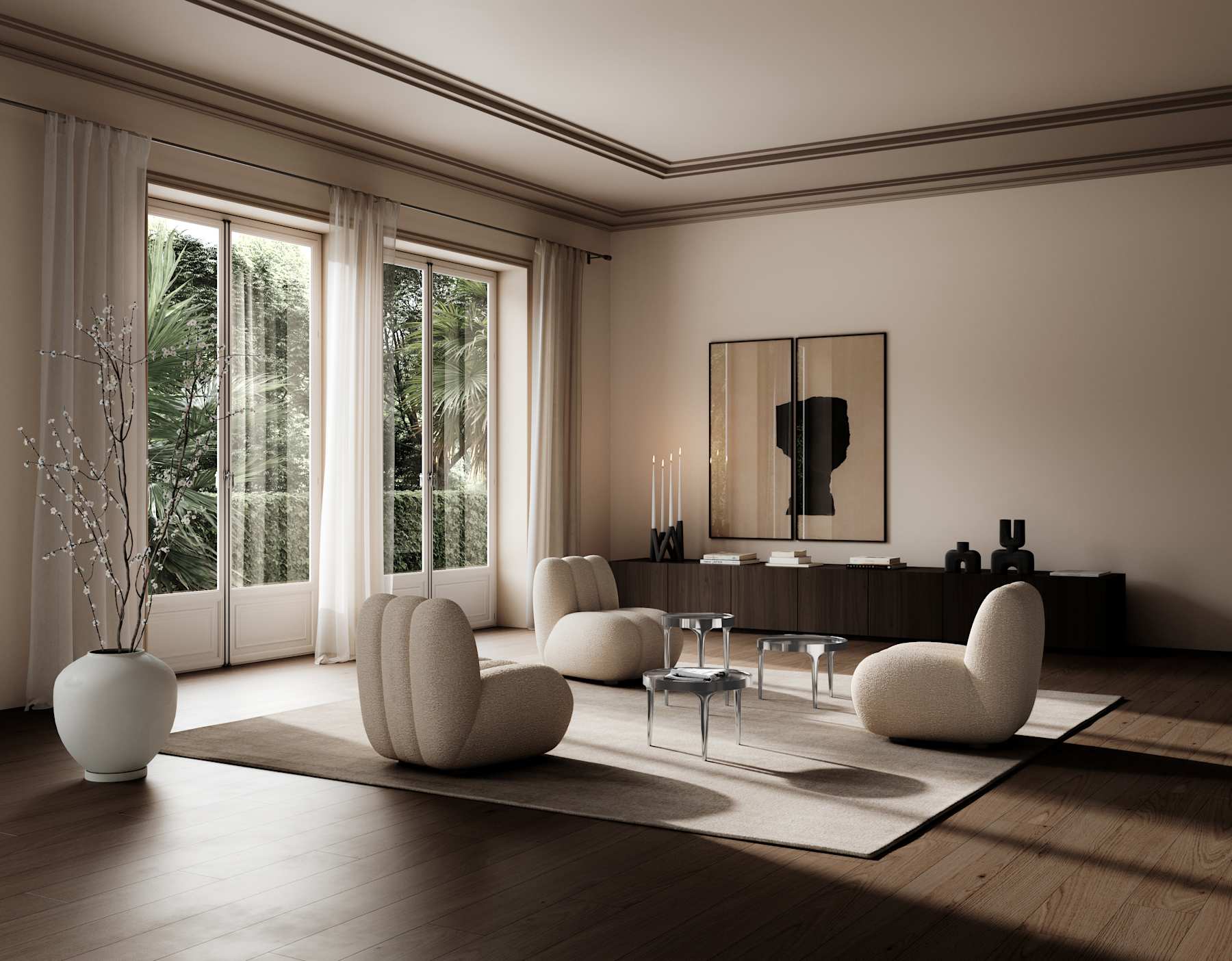 Sunao vase stor birch