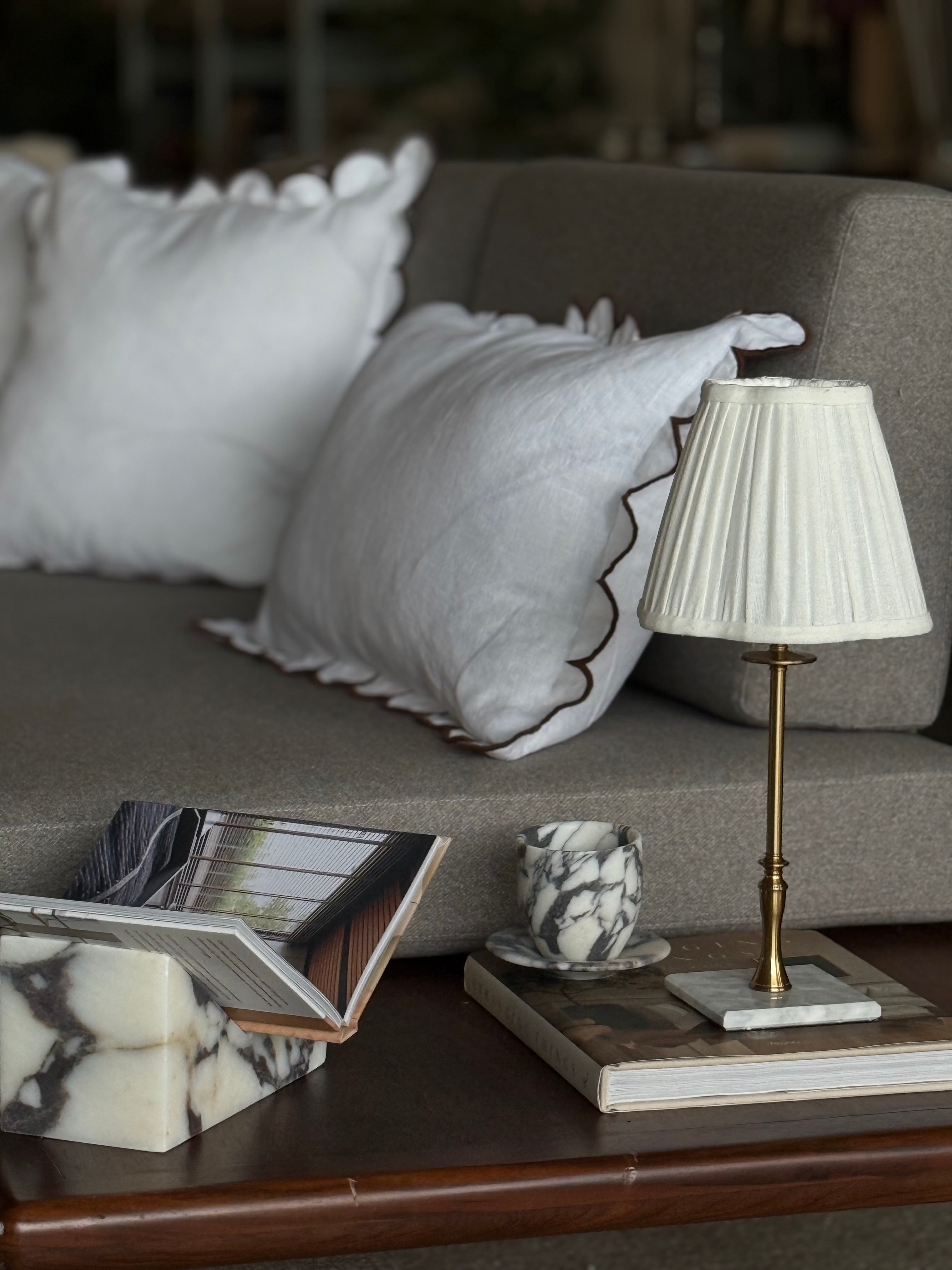 VKW scallop linen 40x60