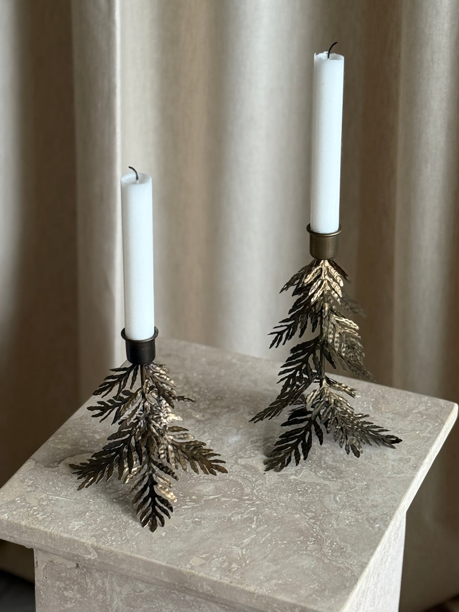 Tre lysestake antikk høy