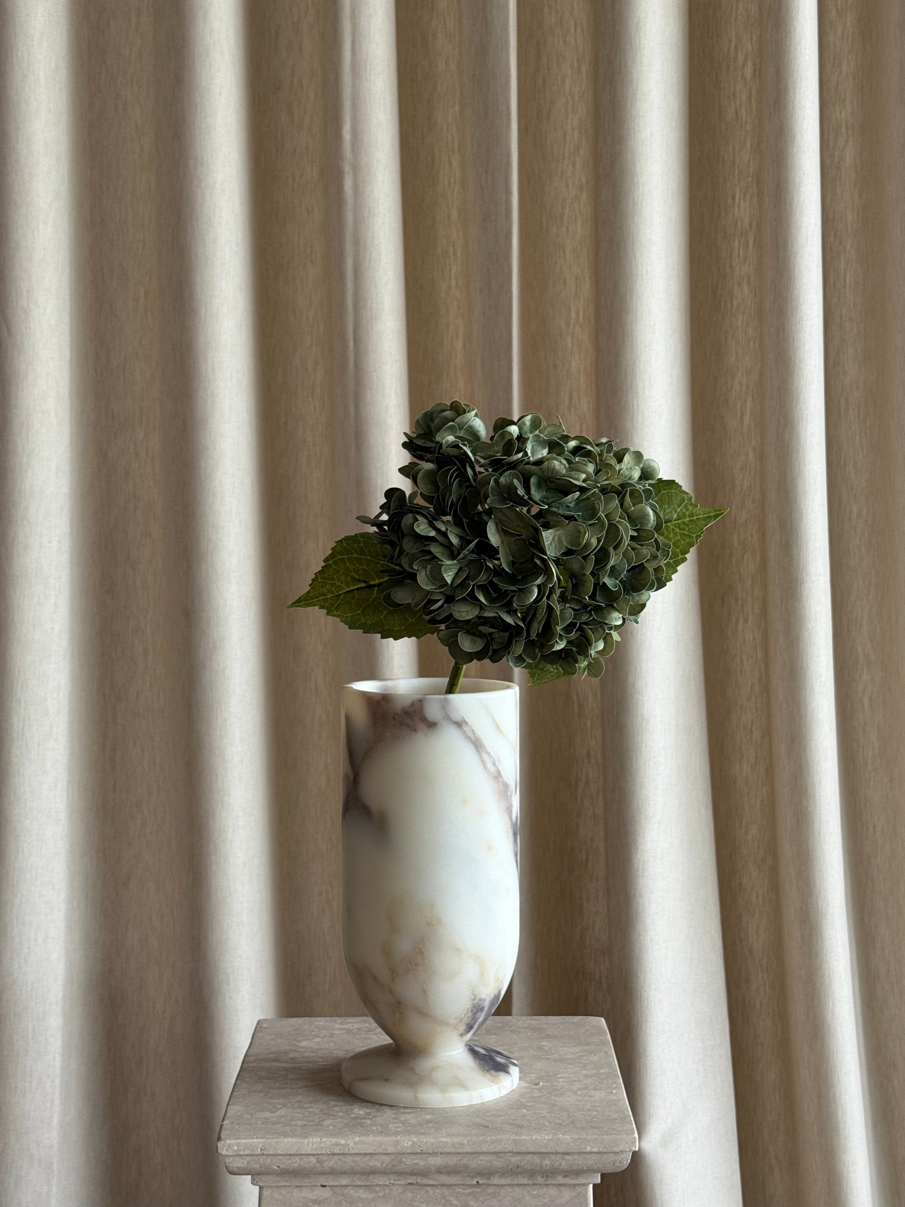 Hortensia mørk dus grønn