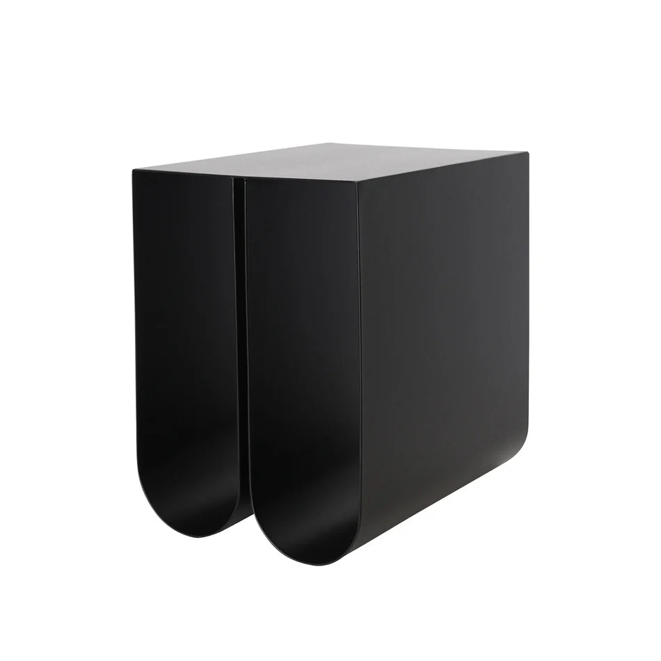 Curved sidebord svart