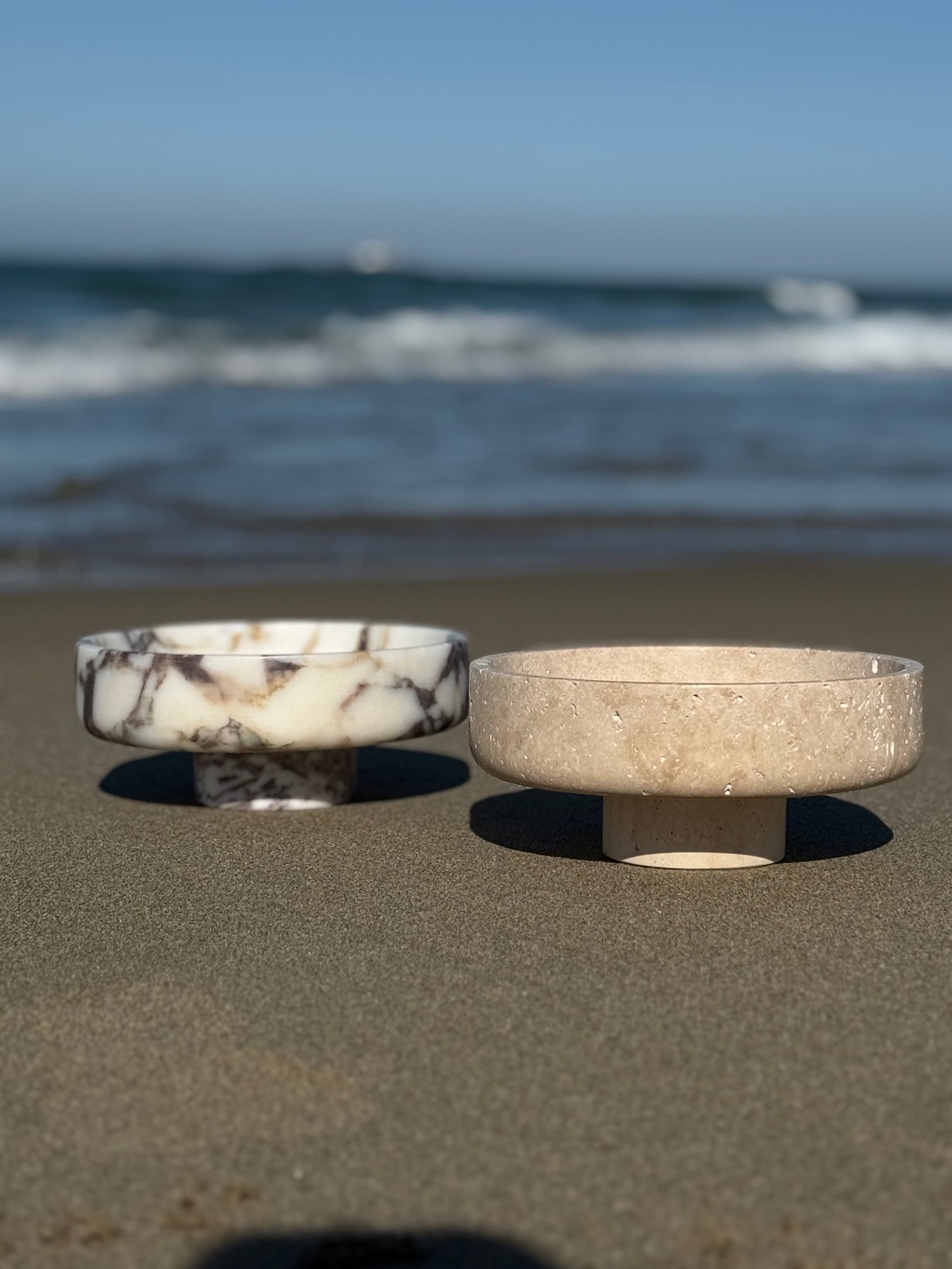 Amara bowl lys travertin Ø25cm