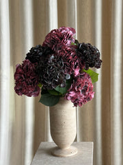 Hortensiabukett burgundy