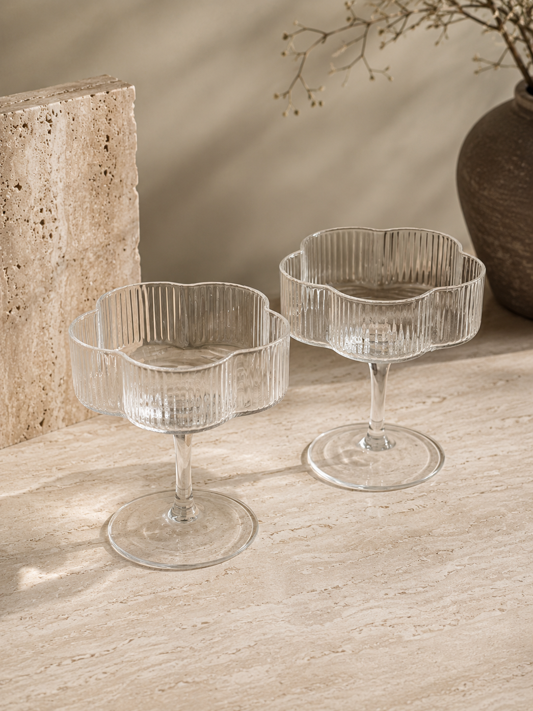 Flora stettglass 2 pk