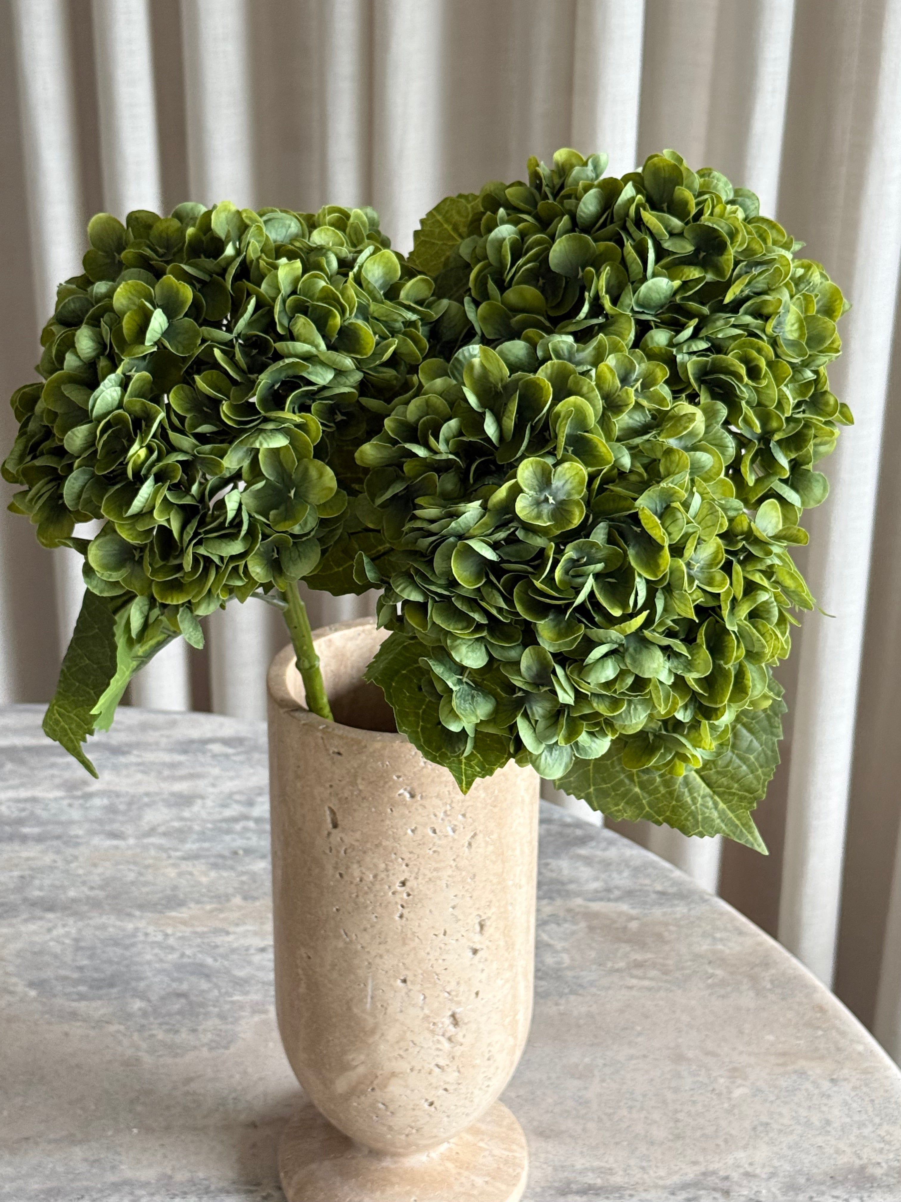 Hortensia mørk grønn