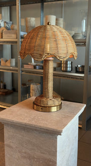 Rattan wave - forhåndsbestilling trådløs lampe