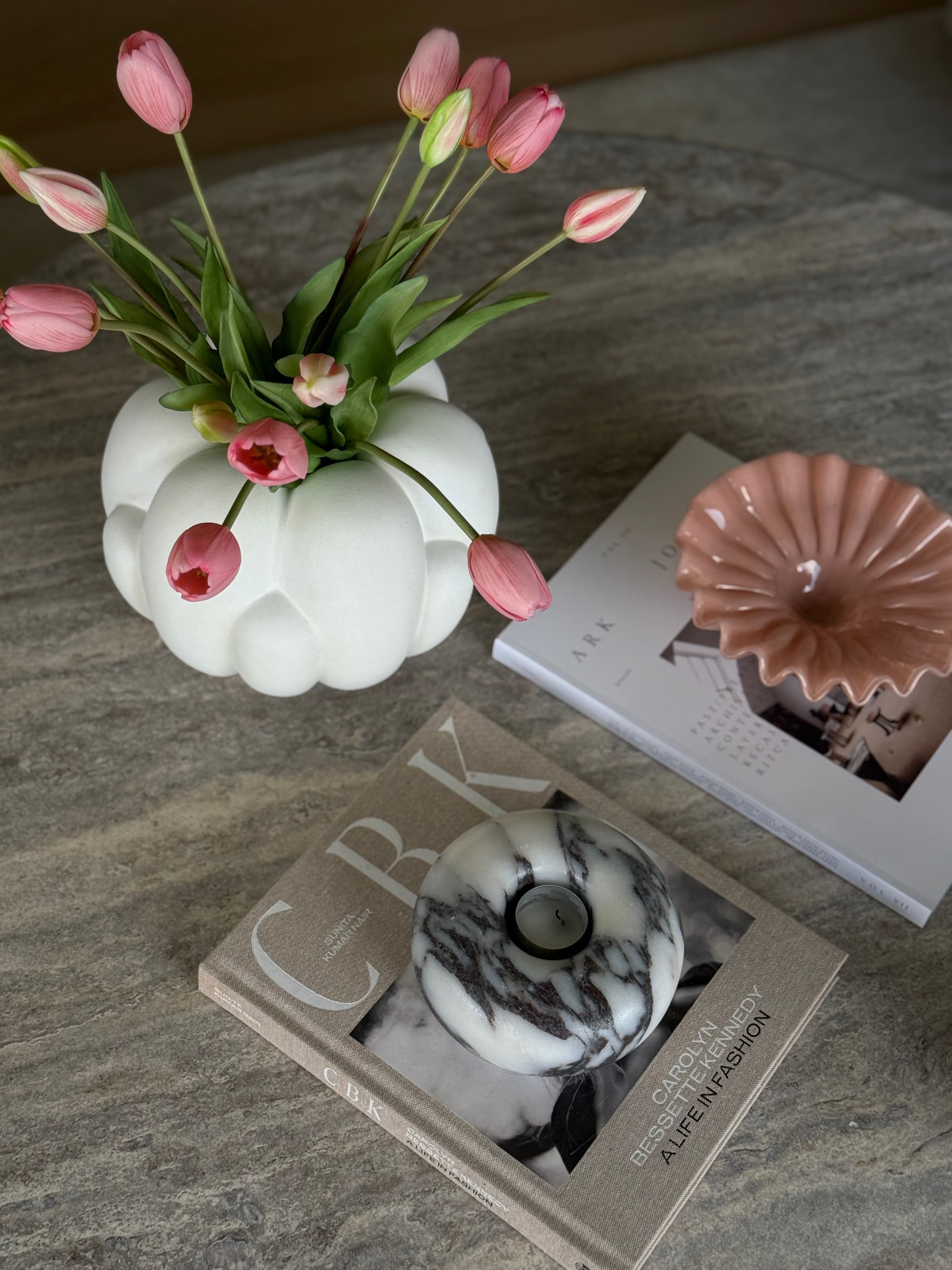 Tulipanbukett lys rosa 15 stk