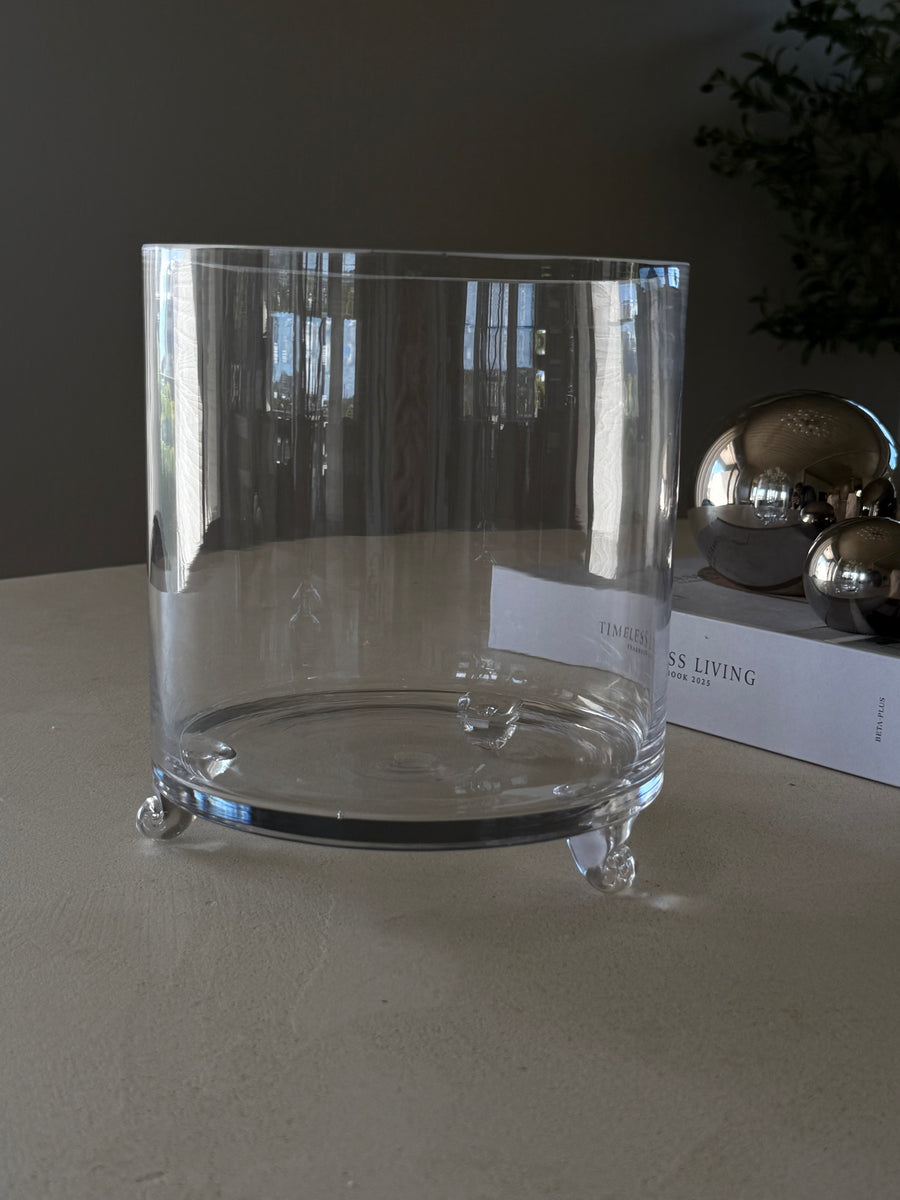 Glassbolle med 3 ben