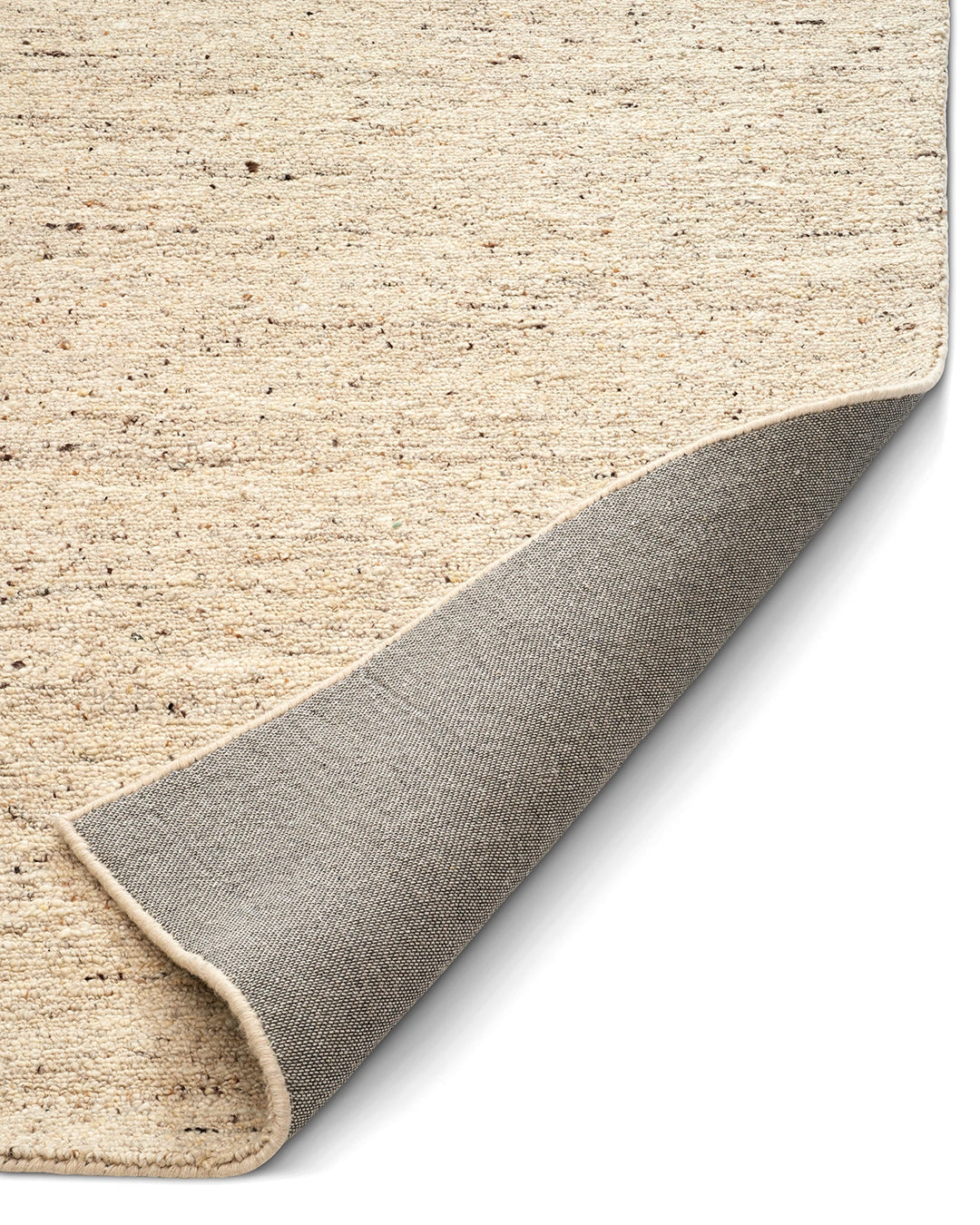 Boucle beige melert gulvteppe