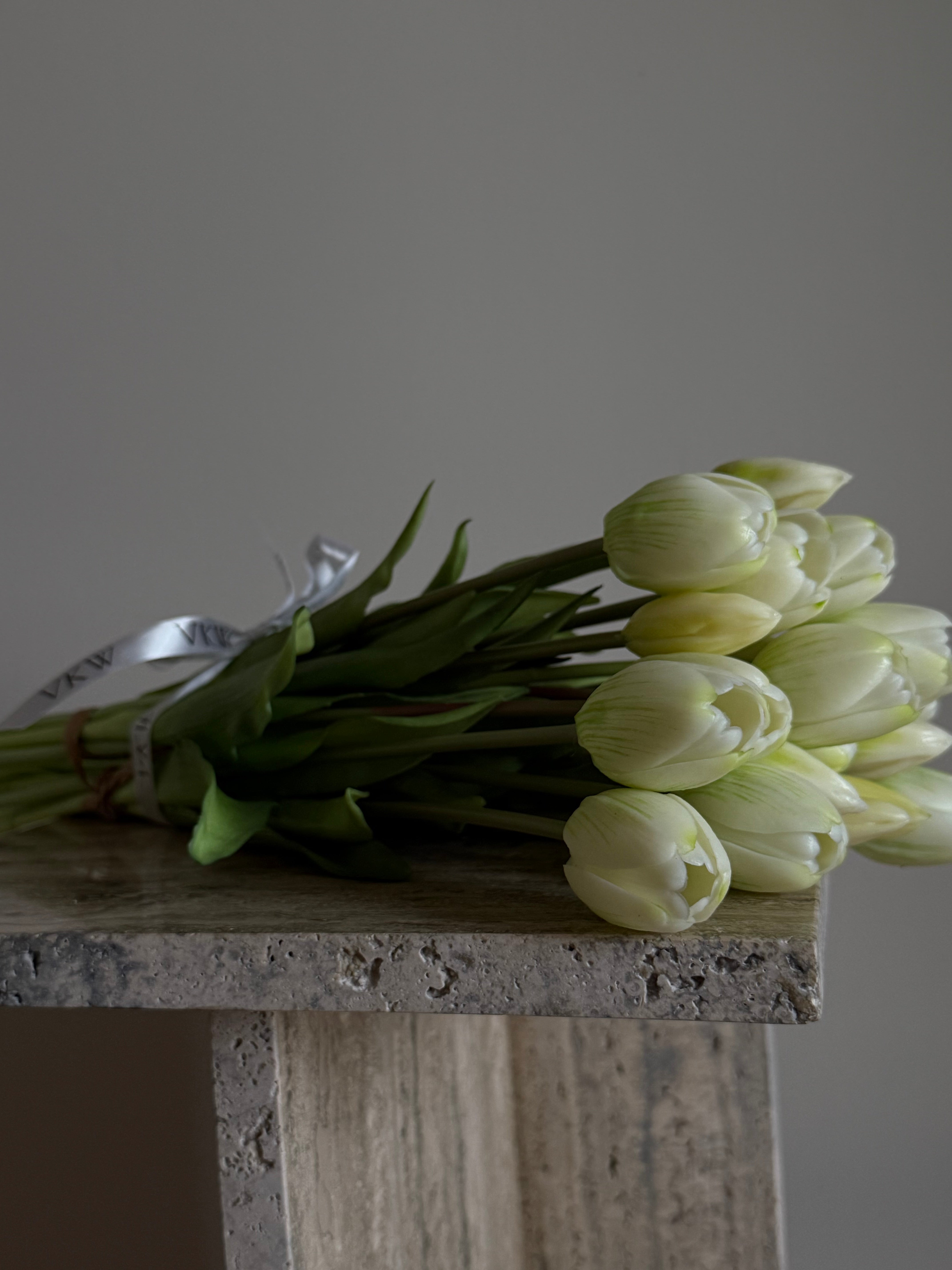 Tulipanbukett hvit 15 stk
