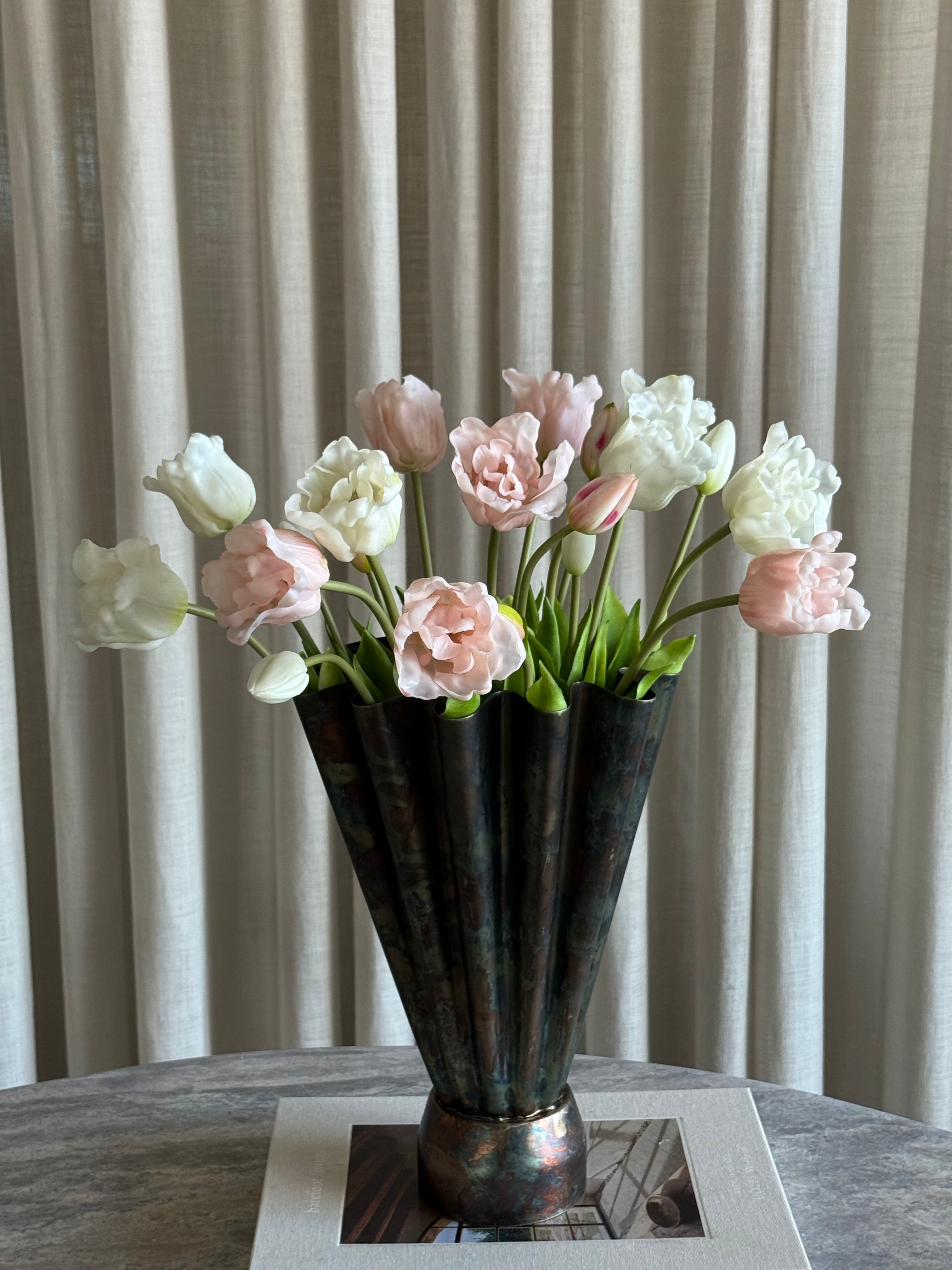 Tulipan premiumbukett mix rosa/hvit