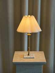 Lampefot messing/marmor