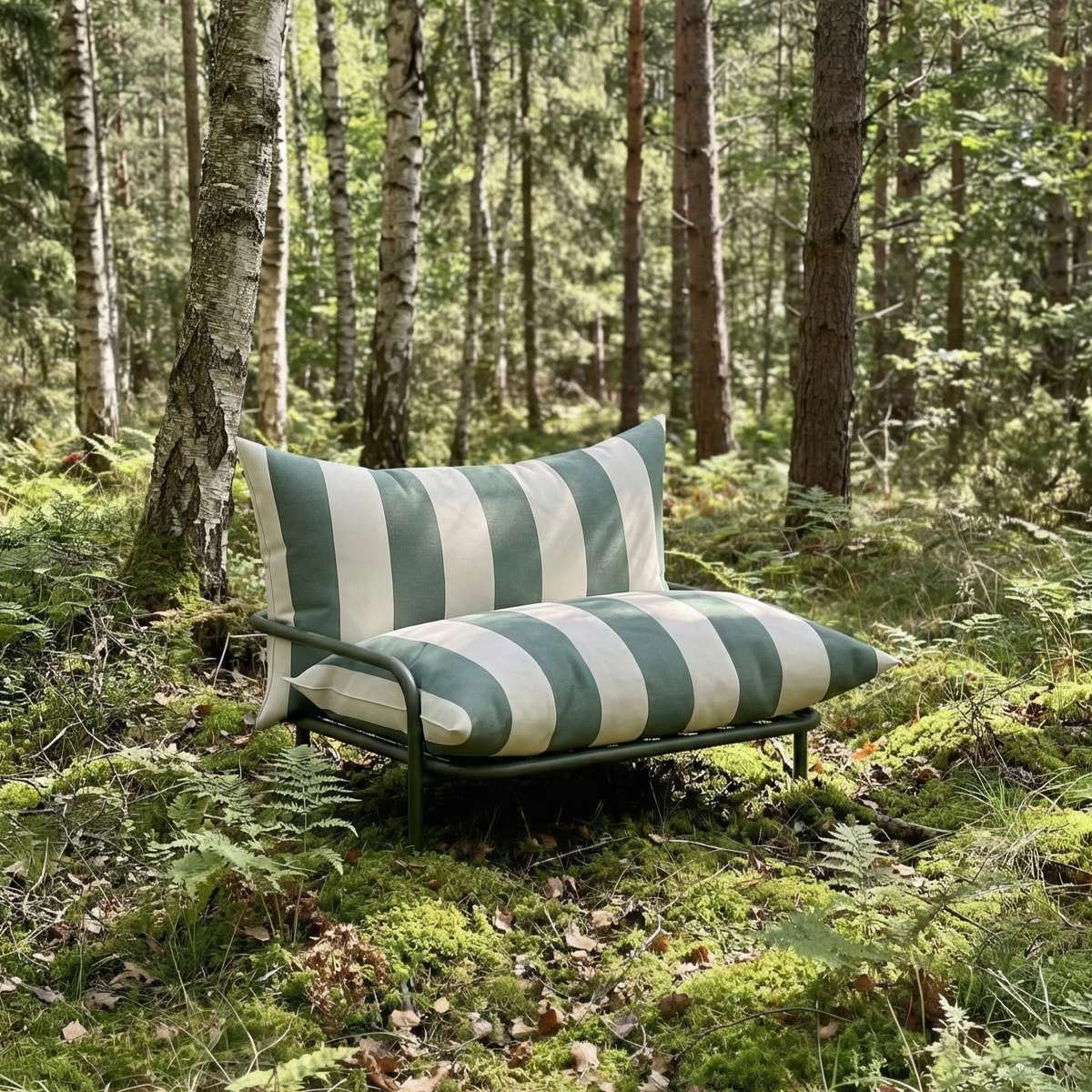 Mollis loungestol olive