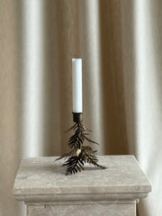 Tre lysestake antikk lav