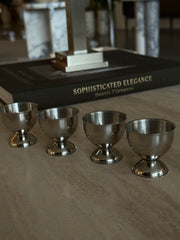 Eggeglass 4 pk stål