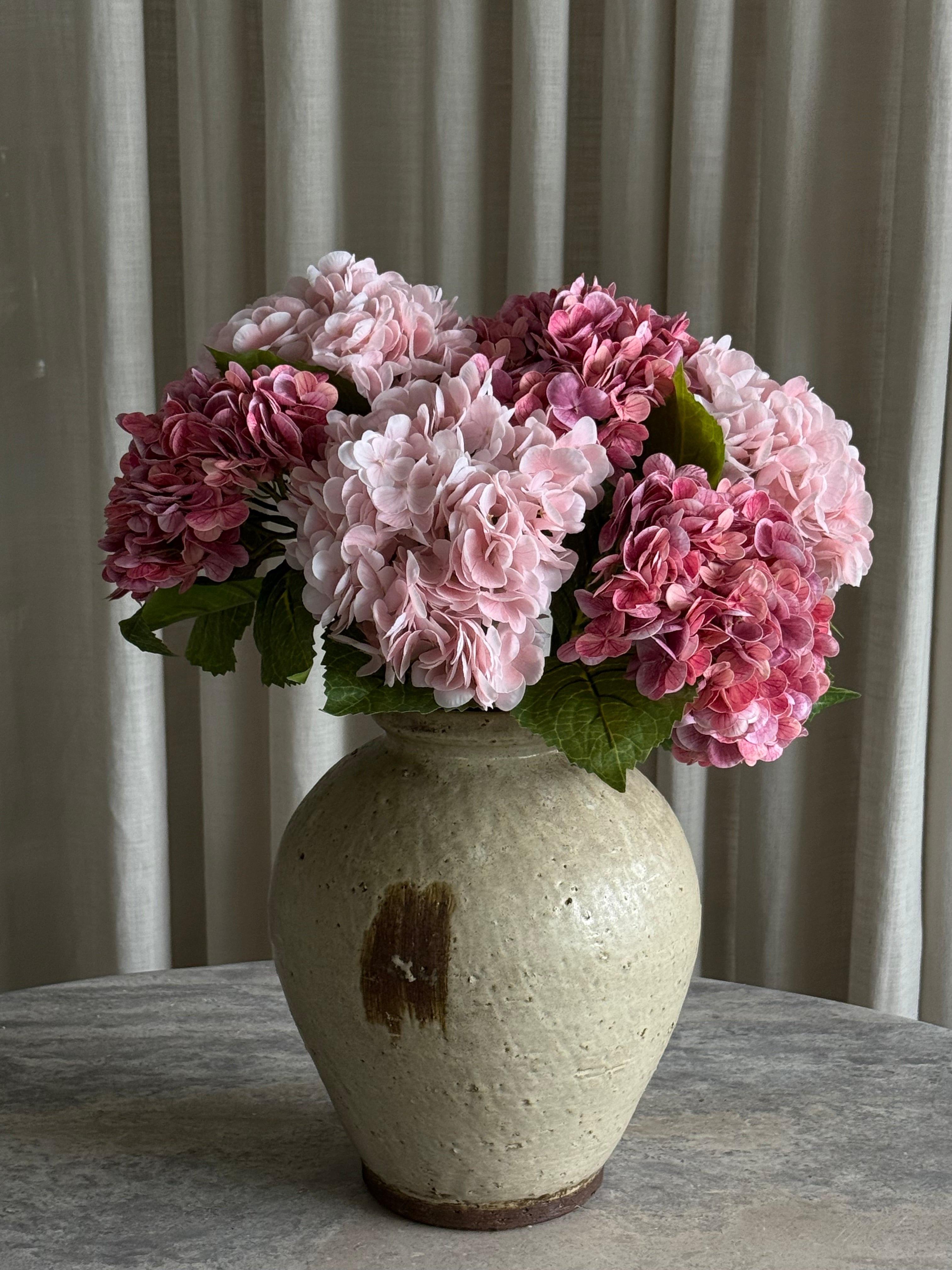 Hortensiabukett rosa