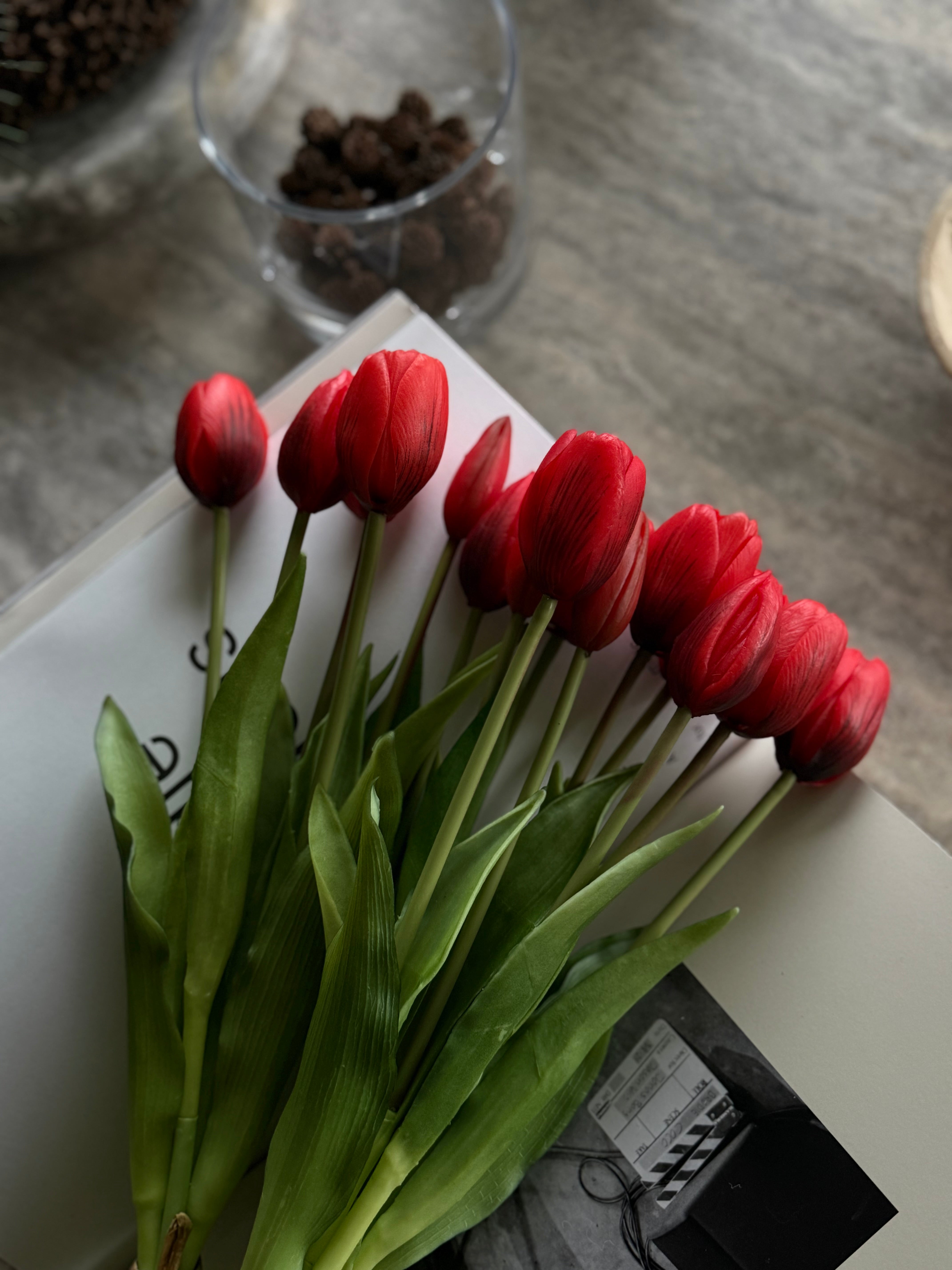 Tulipanbukett rød 15 stk