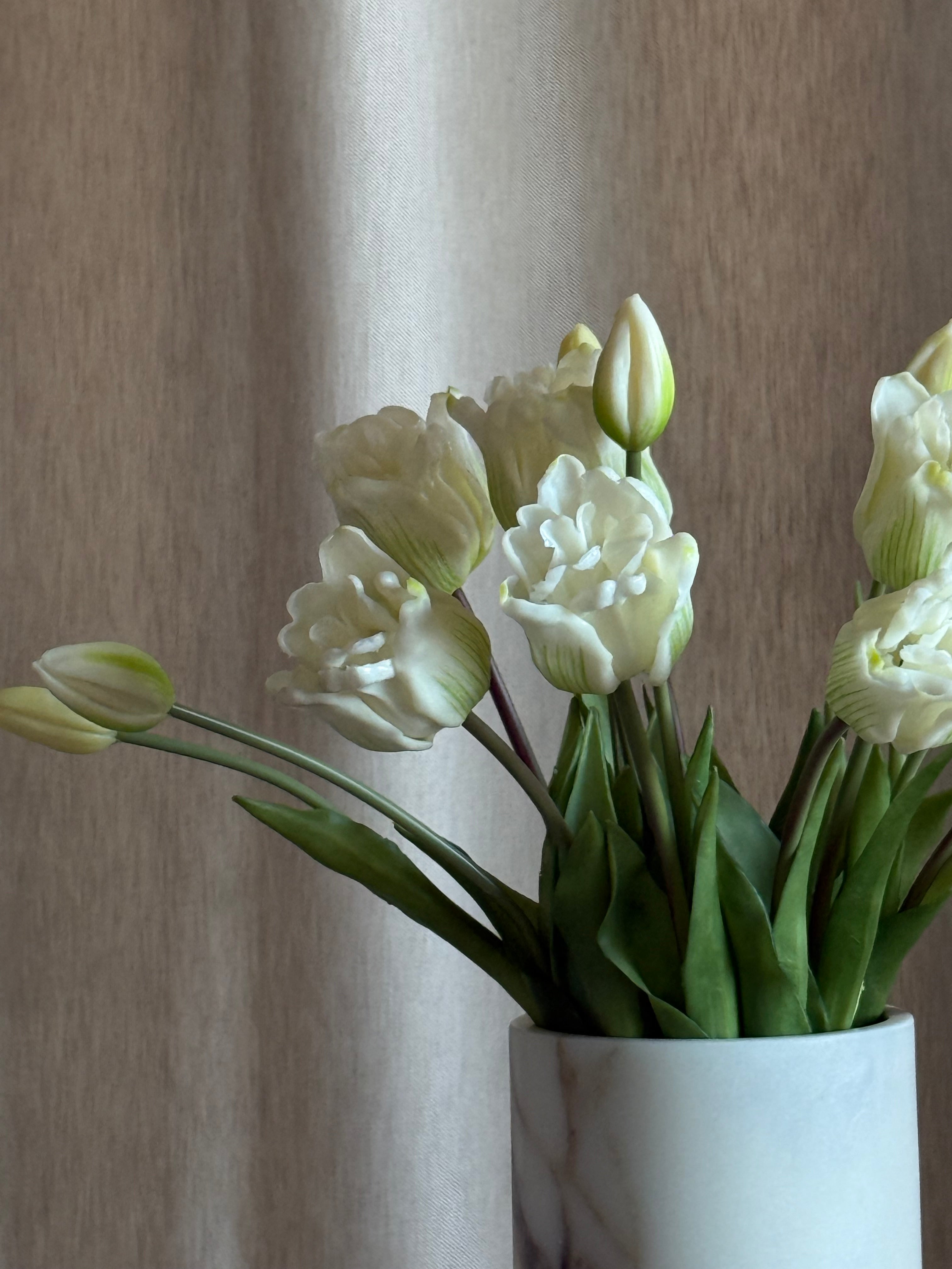 Tulipan premiumbukett hvit