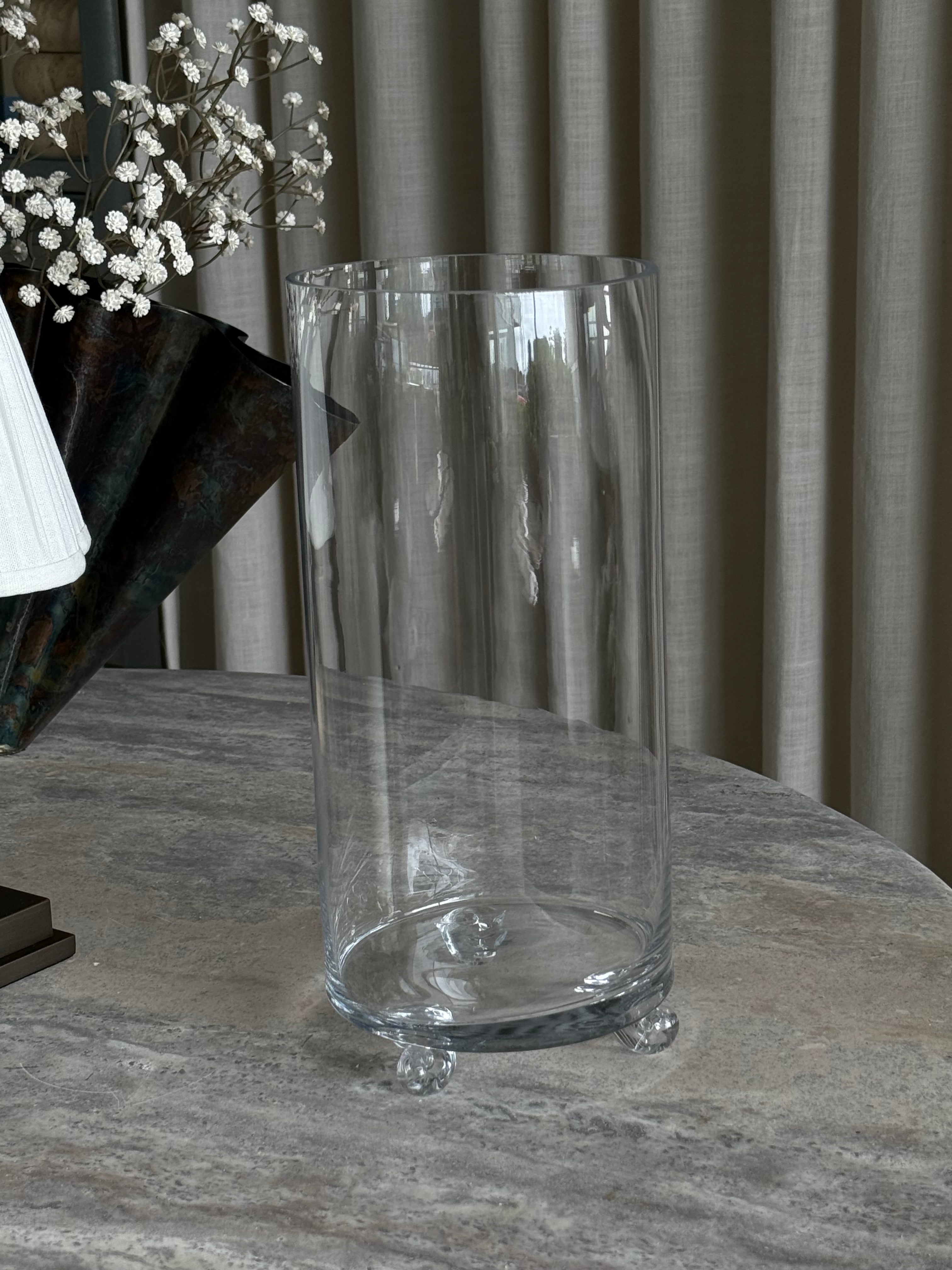 Glassbolle med 3 ben 33cm