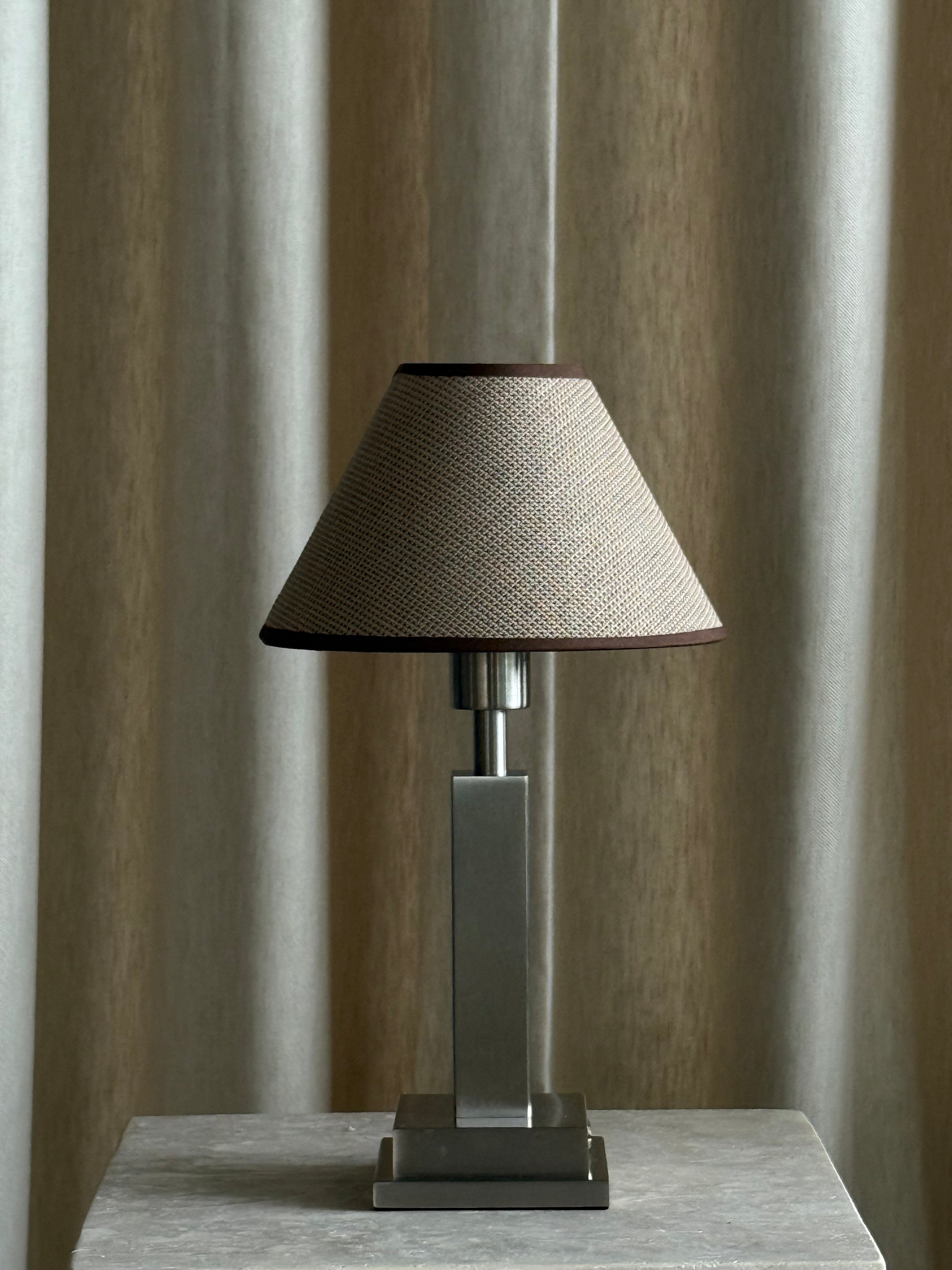 Lampeskjerm beige/brun