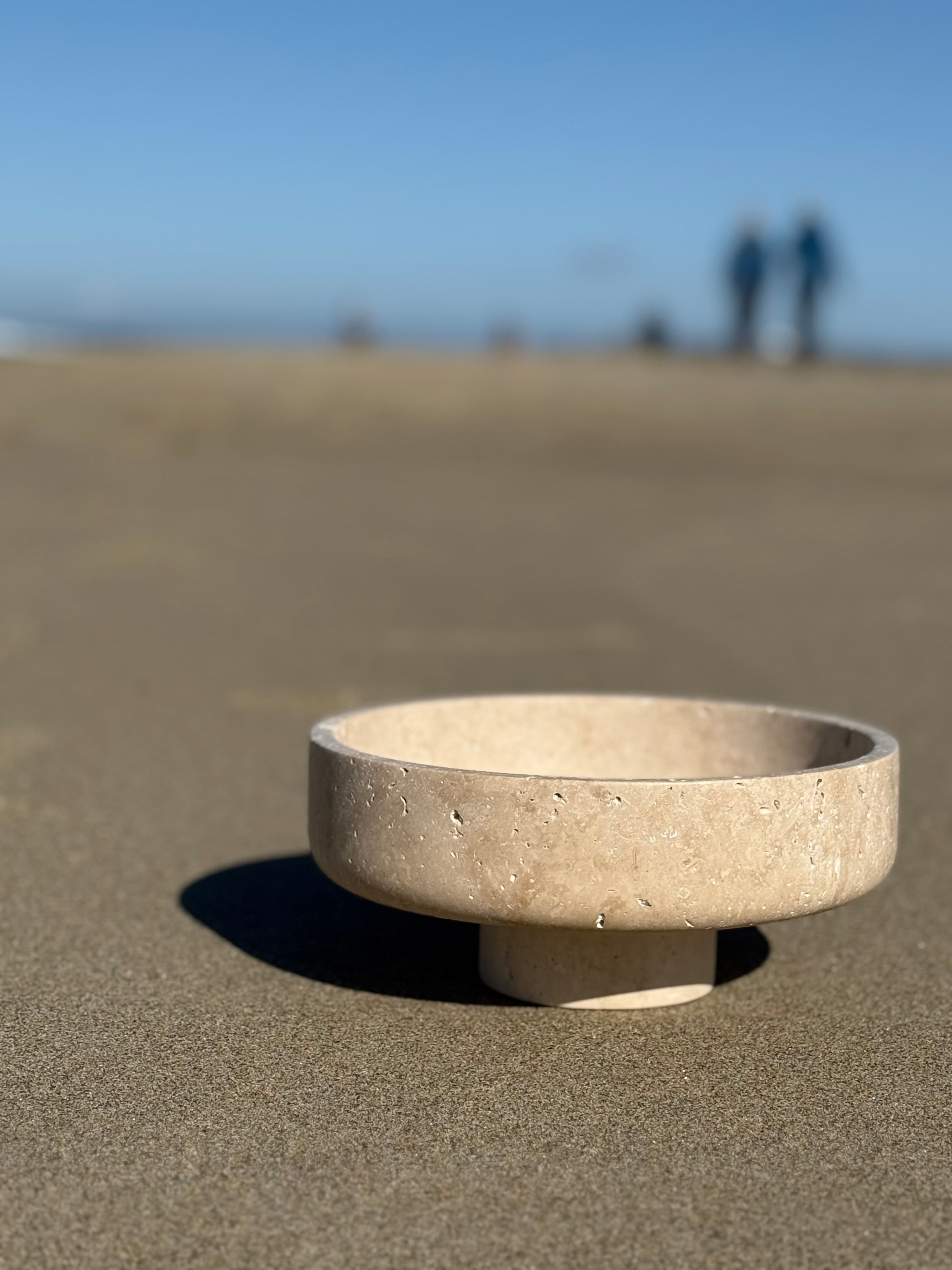 Amara bowl lys travertin Ø25cm