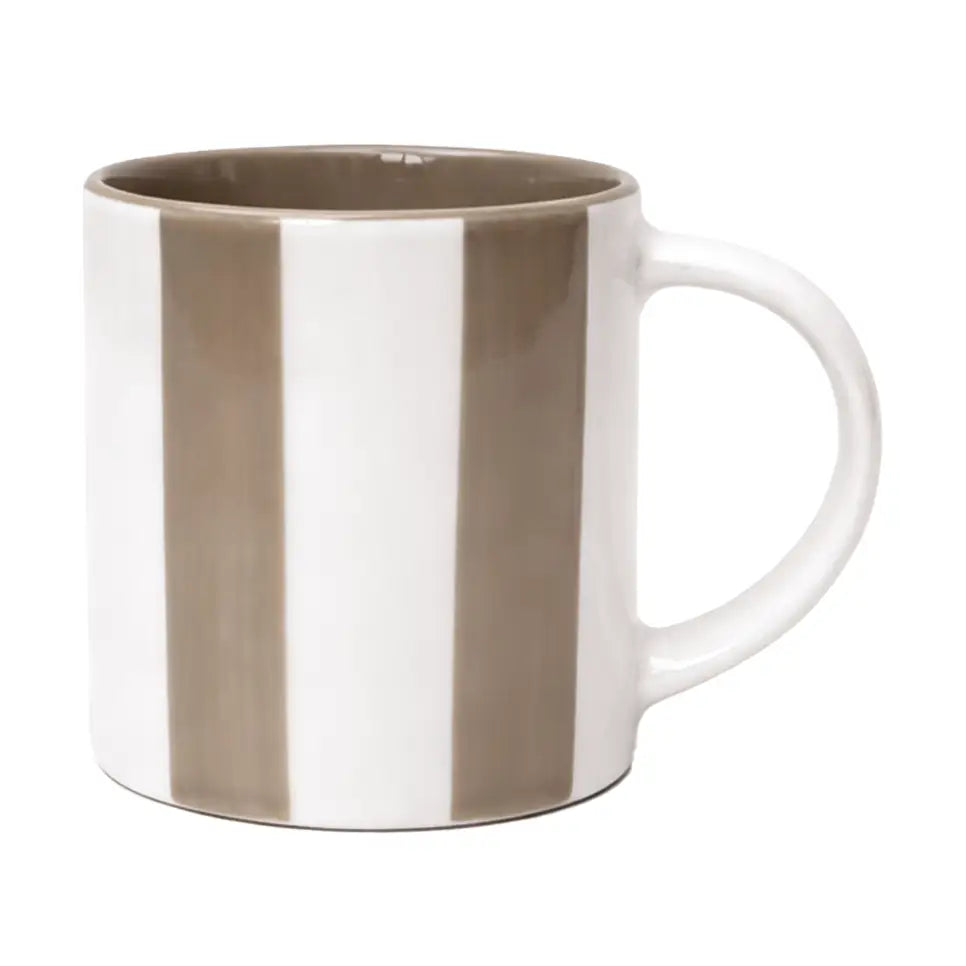 Stripet kopp beige 150cl