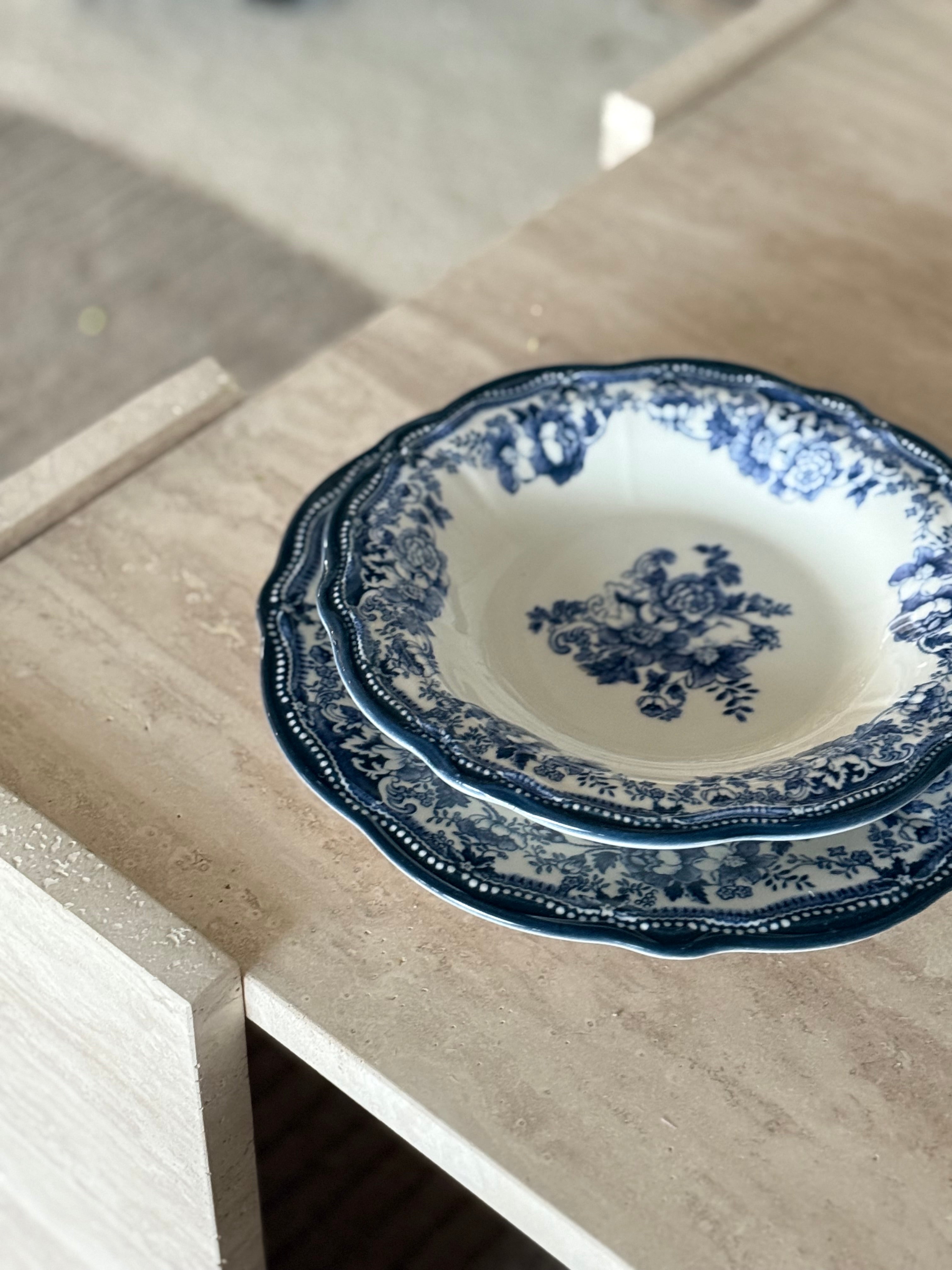 Blue bloom dinner 26cm