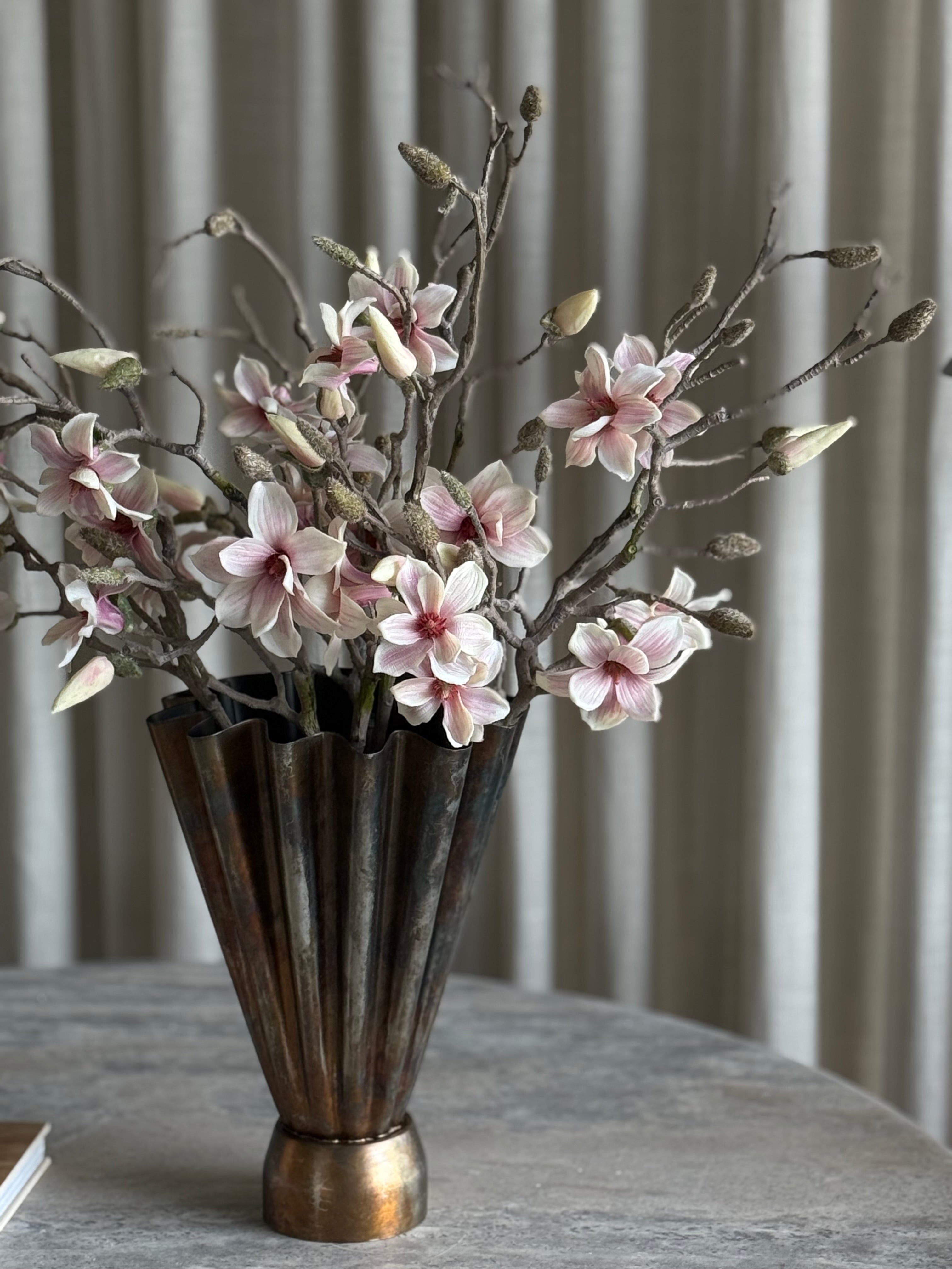 Magnoliabukett lys rosa